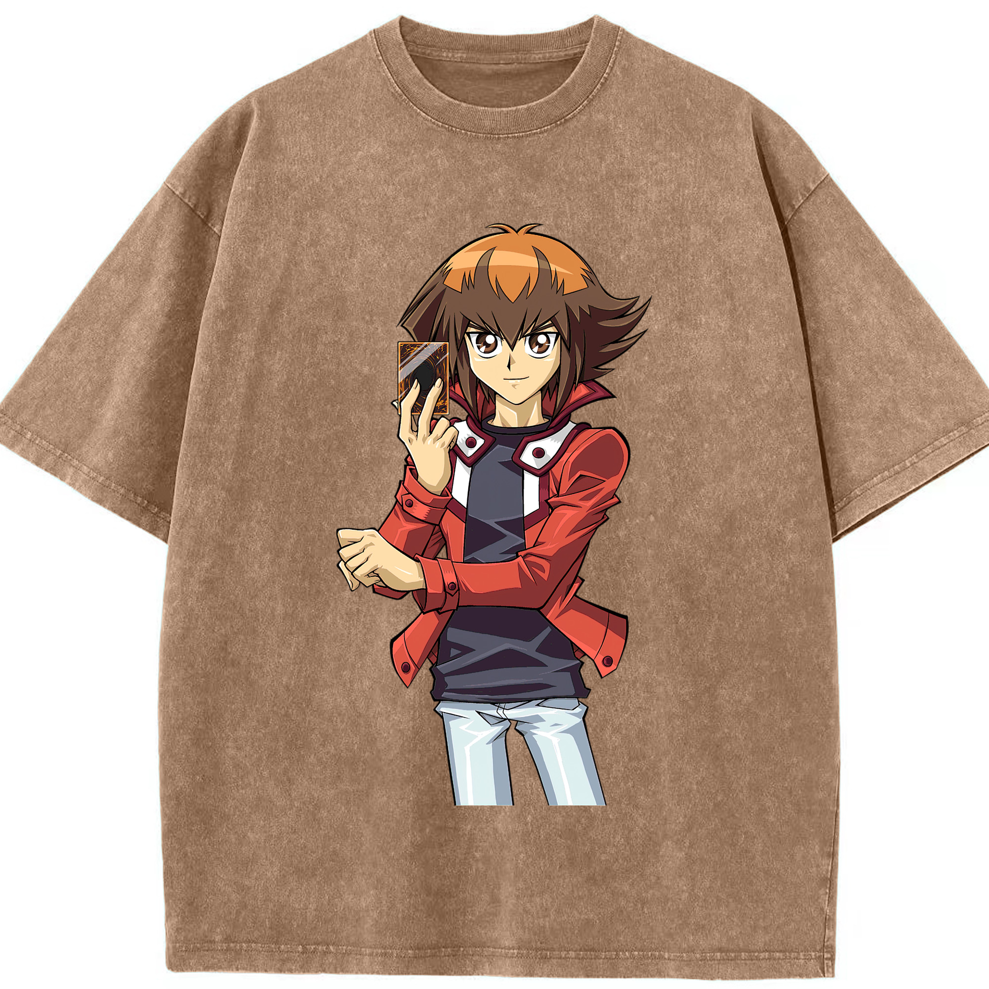 （画像用） 遊☆戯☆王 Yu-Gi-Oh! 綿100% ヴィンテージ風 半袖Tシャツ（フロントプリント）