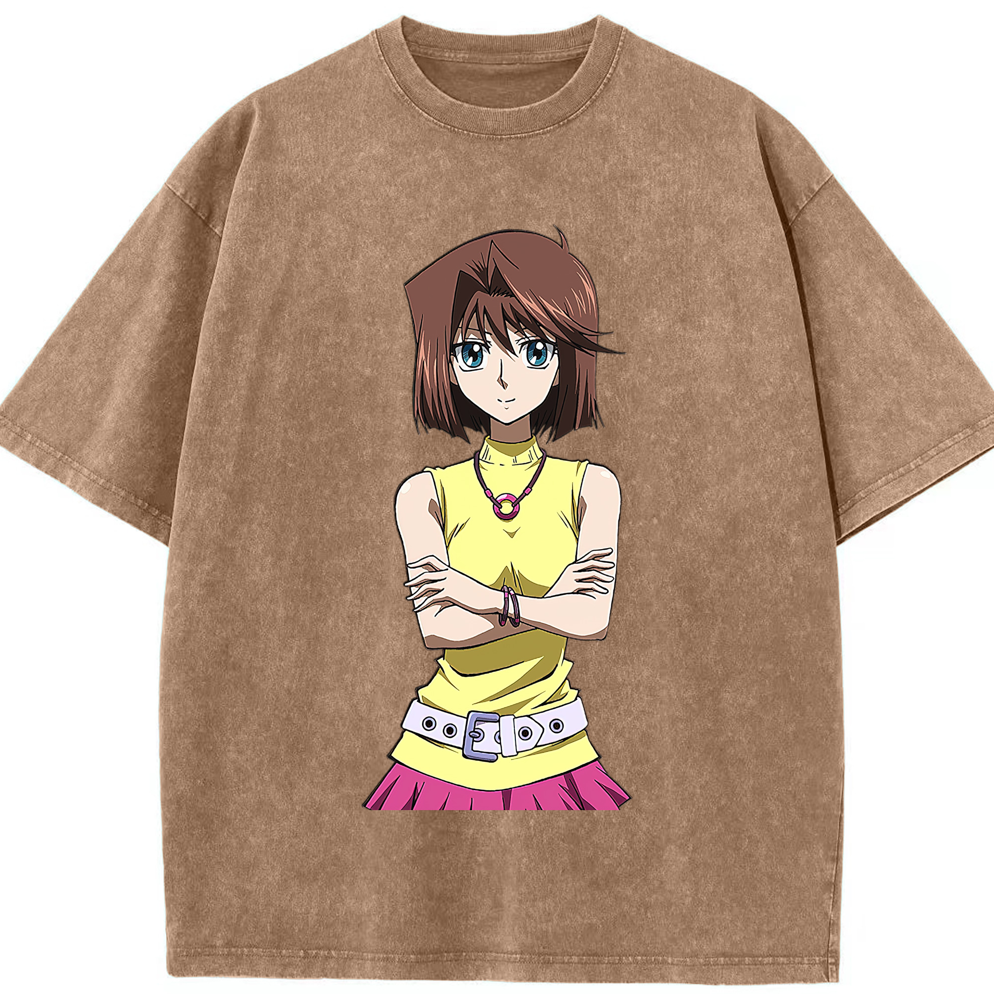 （画像用） 遊☆戯☆王 Yu-Gi-Oh! 綿100% ヴィンテージ風 半袖Tシャツ（フロントプリント）