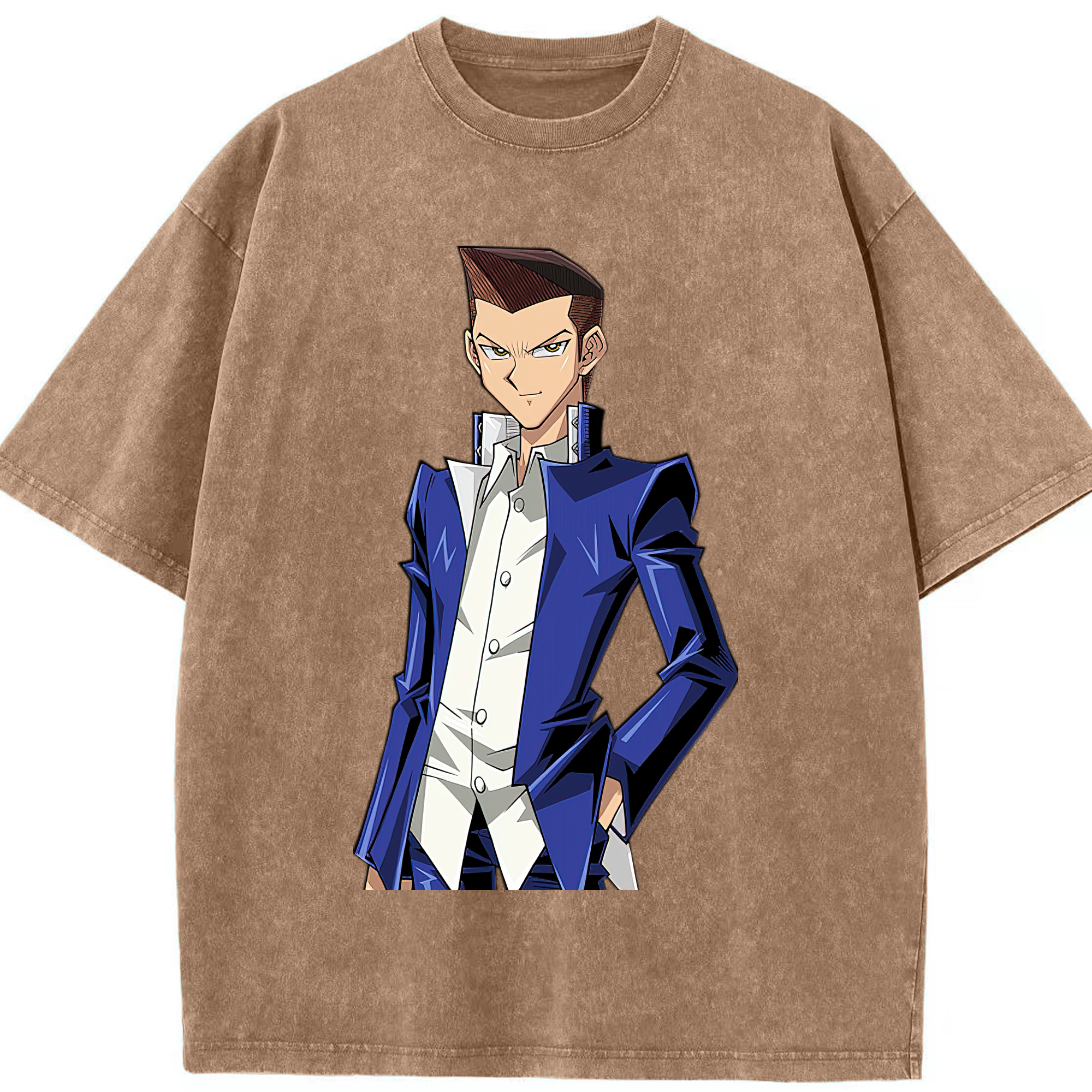 （画像用） 遊☆戯☆王 Yu-Gi-Oh! 綿100% ヴィンテージ風 半袖Tシャツ（フロントプリント）