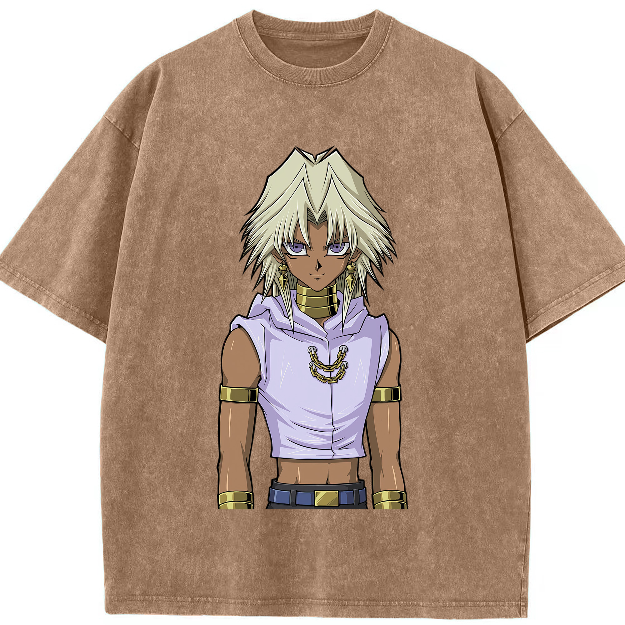 （画像用） 遊☆戯☆王 Yu-Gi-Oh! 綿100% ヴィンテージ風 半袖Tシャツ（フロントプリント）