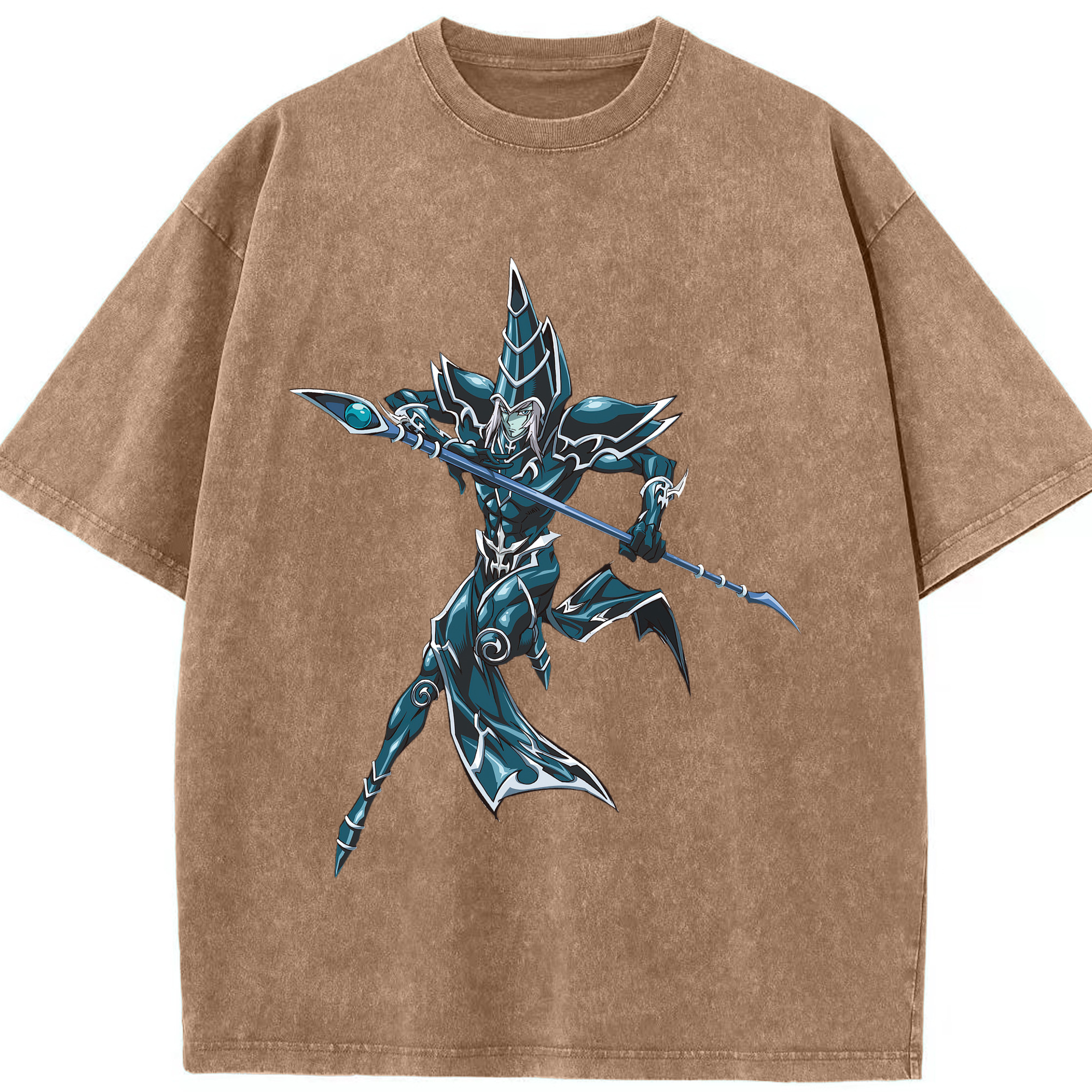 （画像用） 遊☆戯☆王 Yu-Gi-Oh! 綿100% ヴィンテージ風 半袖Tシャツ（フロントプリント）