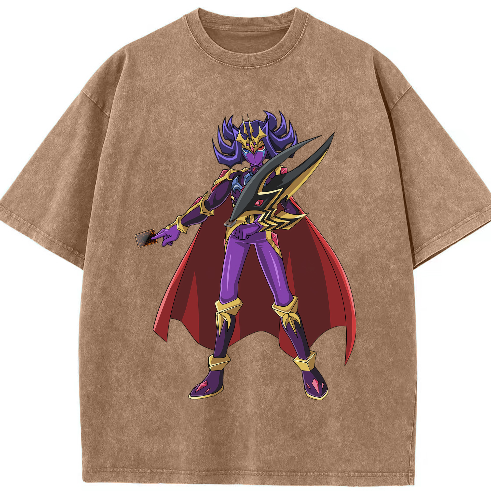（画像用） 遊☆戯☆王 Yu-Gi-Oh! 綿100% ヴィンテージ風 半袖Tシャツ（フロントプリント）