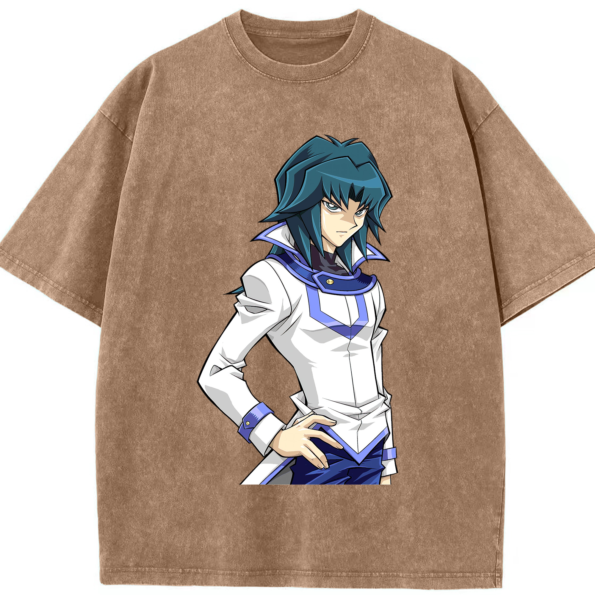 （画像用） 遊☆戯☆王 Yu-Gi-Oh! 綿100% ヴィンテージ風 半袖Tシャツ（フロントプリント）