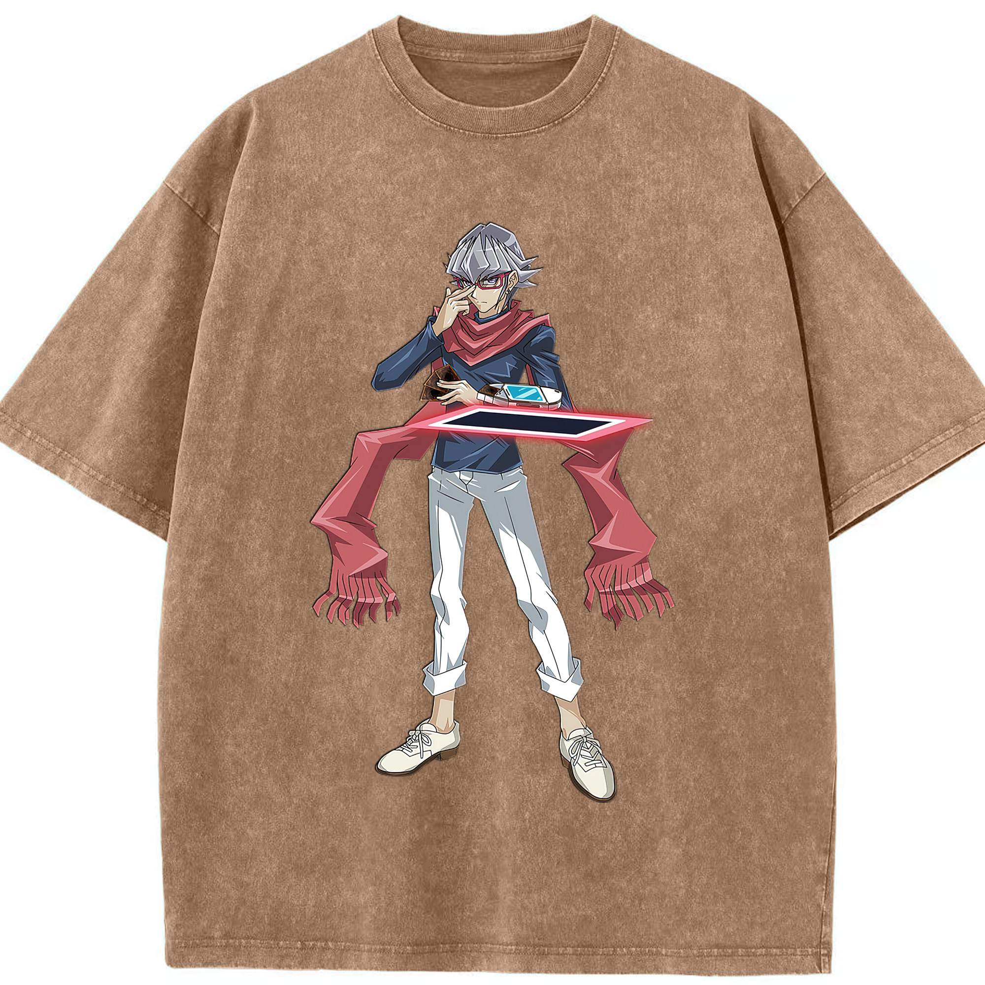 （画像用） 遊☆戯☆王 Yu-Gi-Oh! 綿100% ヴィンテージ風 半袖Tシャツ（フロントプリント）