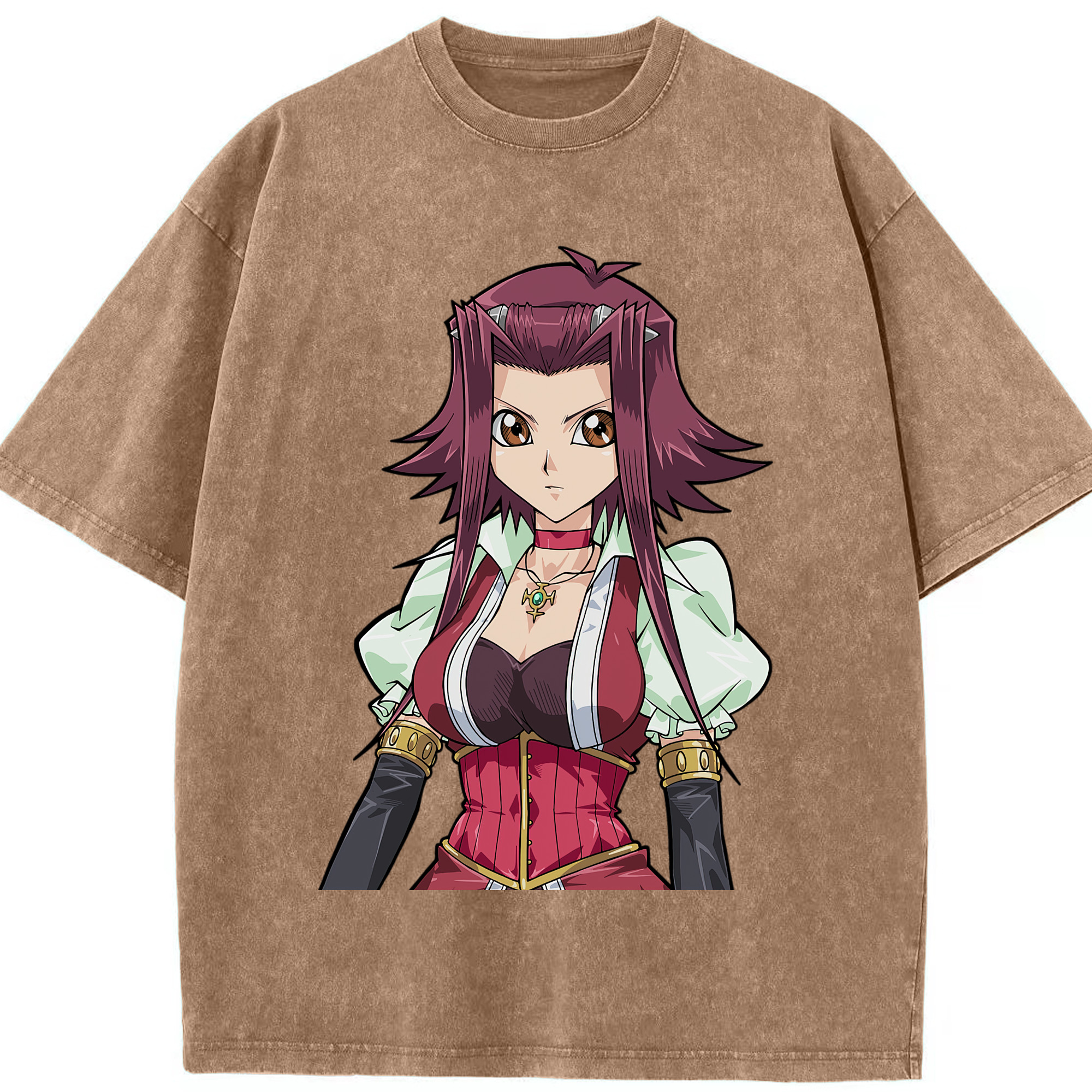 （画像用） 遊☆戯☆王 Yu-Gi-Oh! 綿100% ヴィンテージ風 半袖Tシャツ（フロントプリント）
