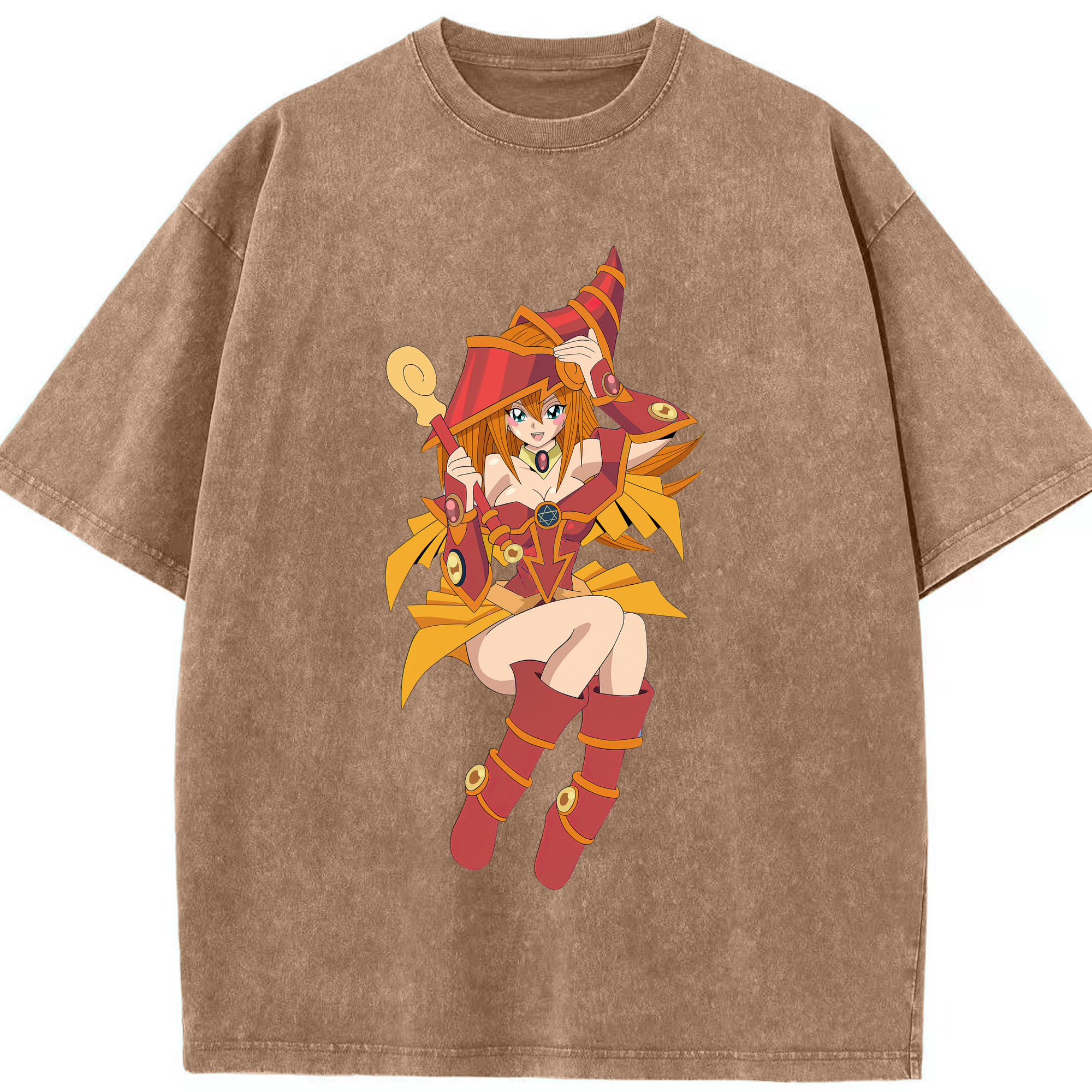（画像用） 遊☆戯☆王 Yu-Gi-Oh! 綿100% ヴィンテージ風 半袖Tシャツ（フロントプリント）