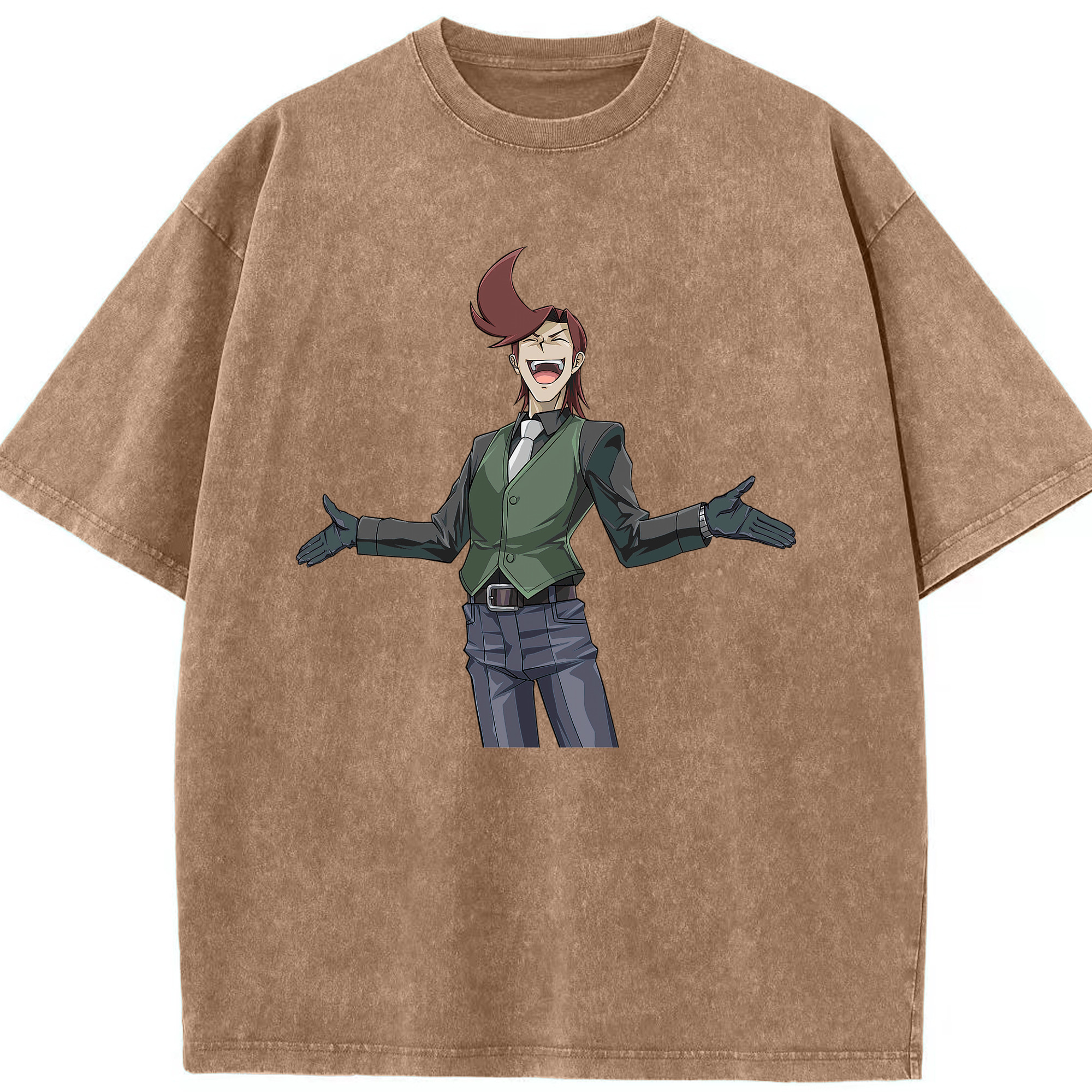 （画像用） 遊☆戯☆王 Yu-Gi-Oh! 綿100% ヴィンテージ風 半袖Tシャツ（フロントプリント）