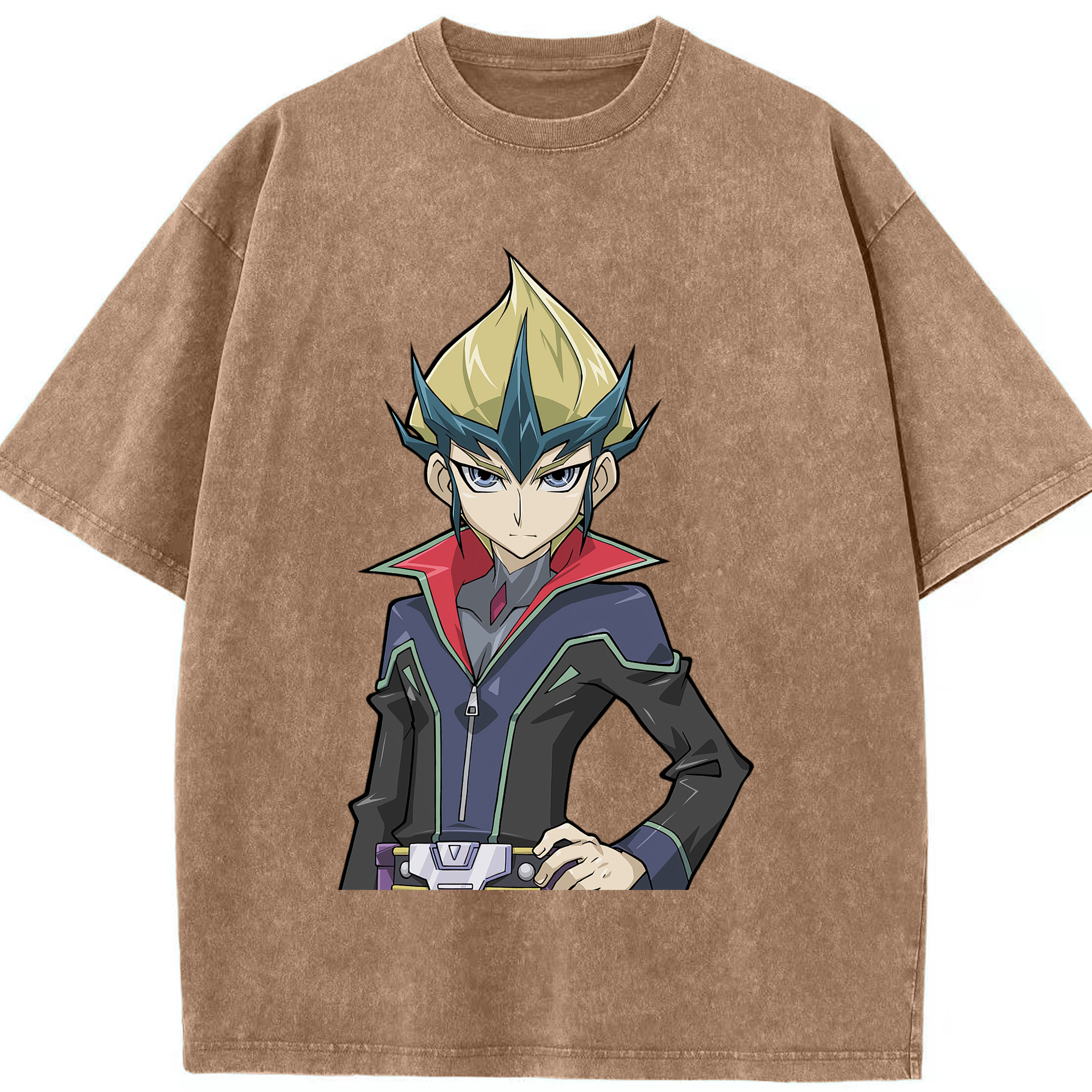 （画像用） 遊☆戯☆王 Yu-Gi-Oh! 綿100% ヴィンテージ風 半袖Tシャツ（フロントプリント）