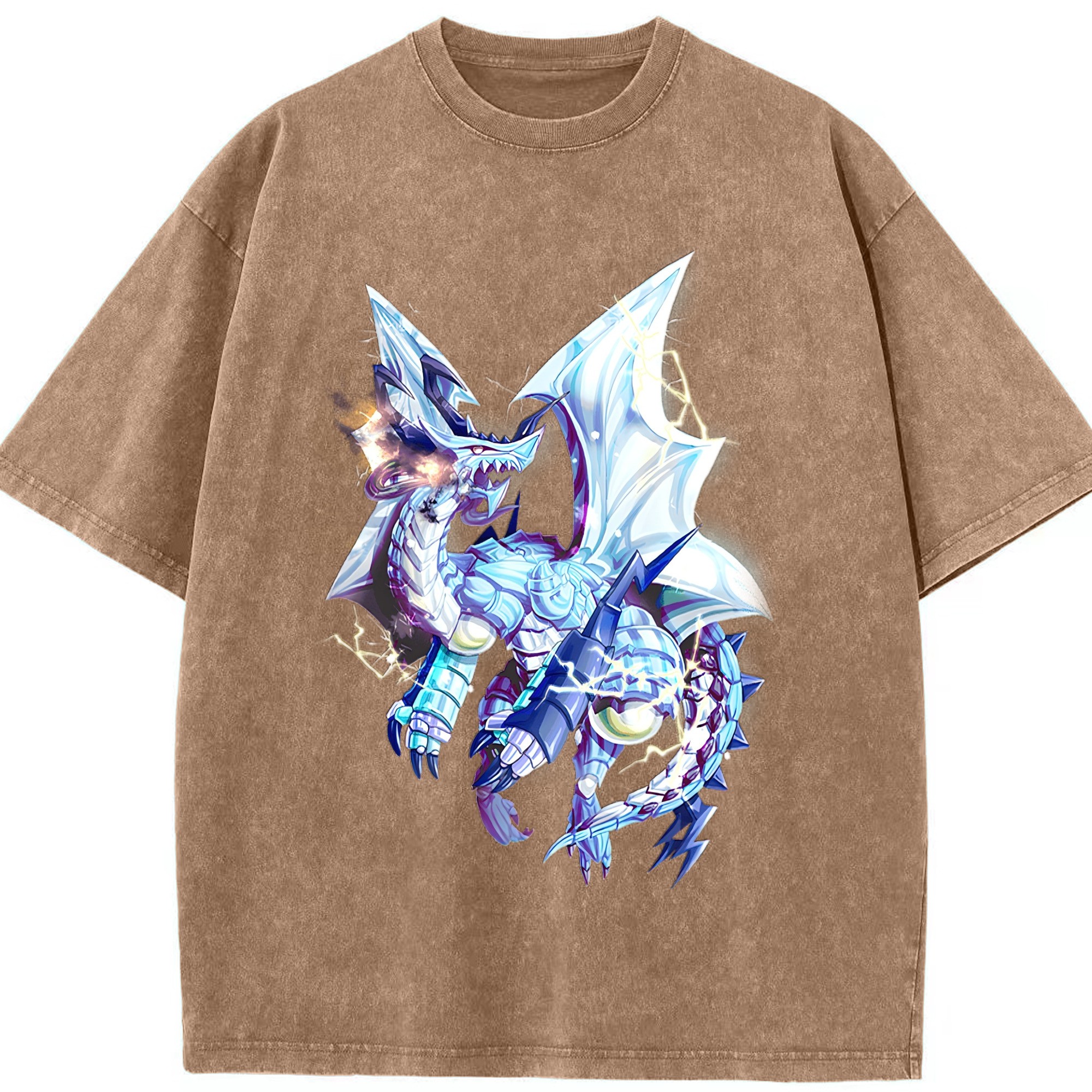 （画像用） 遊☆戯☆王 Yu-Gi-Oh! 綿100% ヴィンテージ風 半袖Tシャツ（フロントプリント）