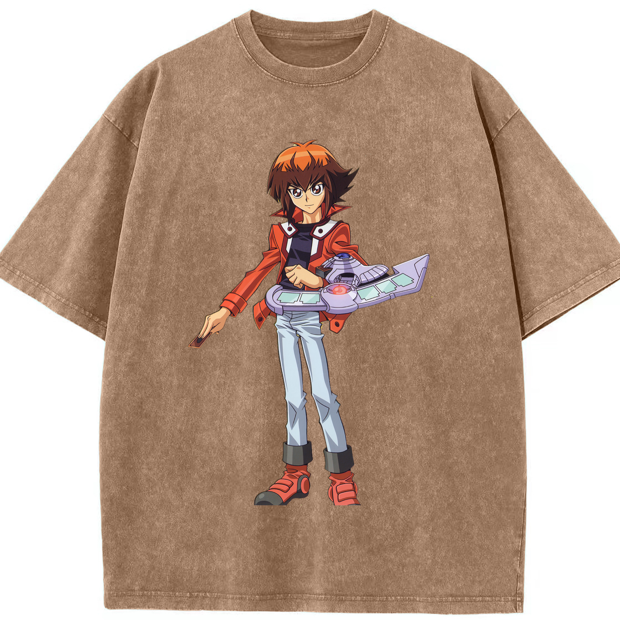 （画像用） 遊☆戯☆王 Yu-Gi-Oh! 綿100% ヴィンテージ風 半袖Tシャツ（フロントプリント）