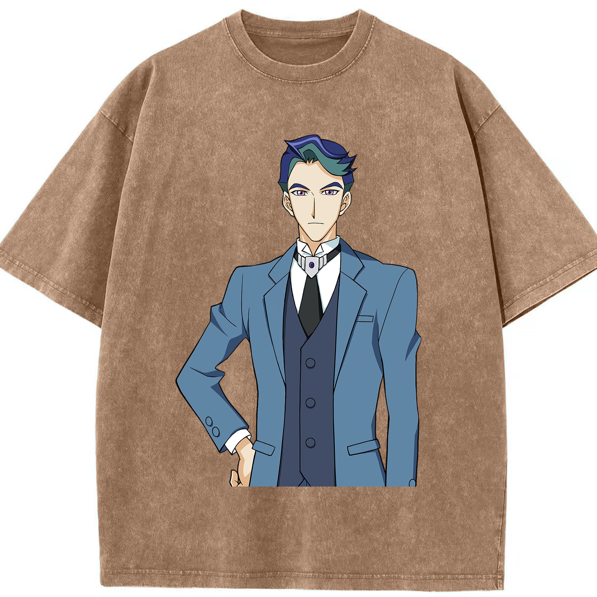 （画像用） 遊☆戯☆王 Yu-Gi-Oh! 綿100% ヴィンテージ風 半袖Tシャツ（フロントプリント）