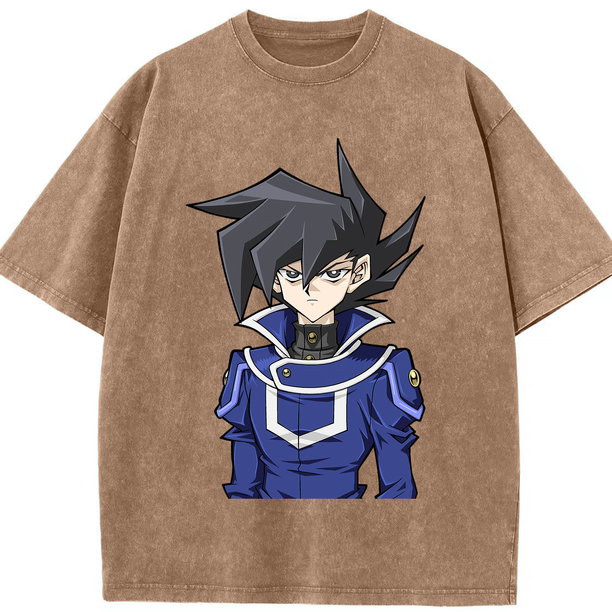 （画像用） 遊☆戯☆王 Yu-Gi-Oh! 綿100% ヴィンテージ風 半袖Tシャツ（フロントプリント）