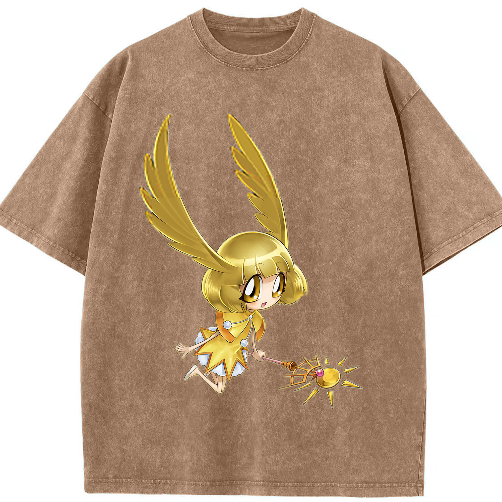 （画像用） 遊☆戯☆王 Yu-Gi-Oh! 綿100% ヴィンテージ風 半袖Tシャツ（フロントプリント）