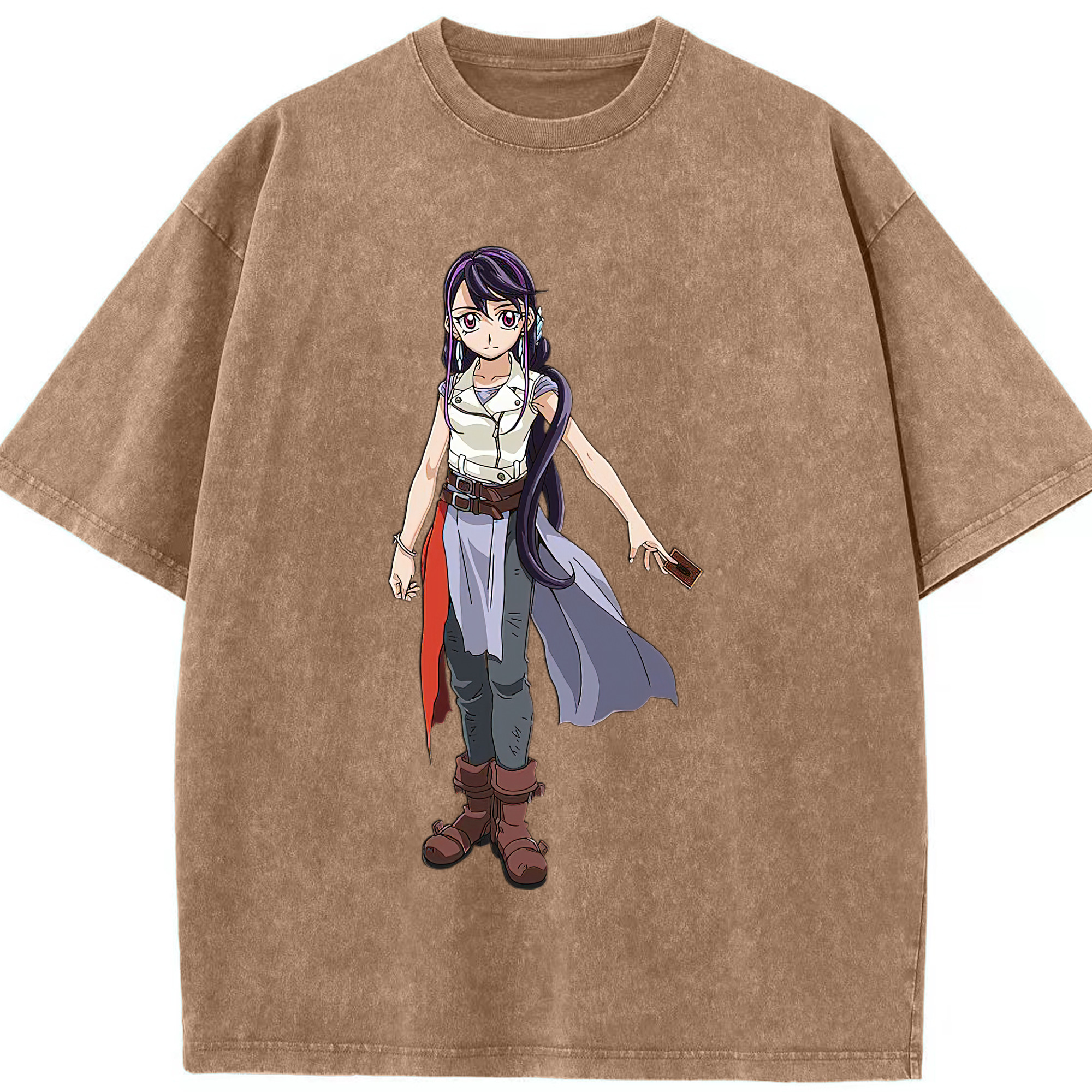 （画像用） 遊☆戯☆王 Yu-Gi-Oh! 綿100% ヴィンテージ風 半袖Tシャツ（フロントプリント）