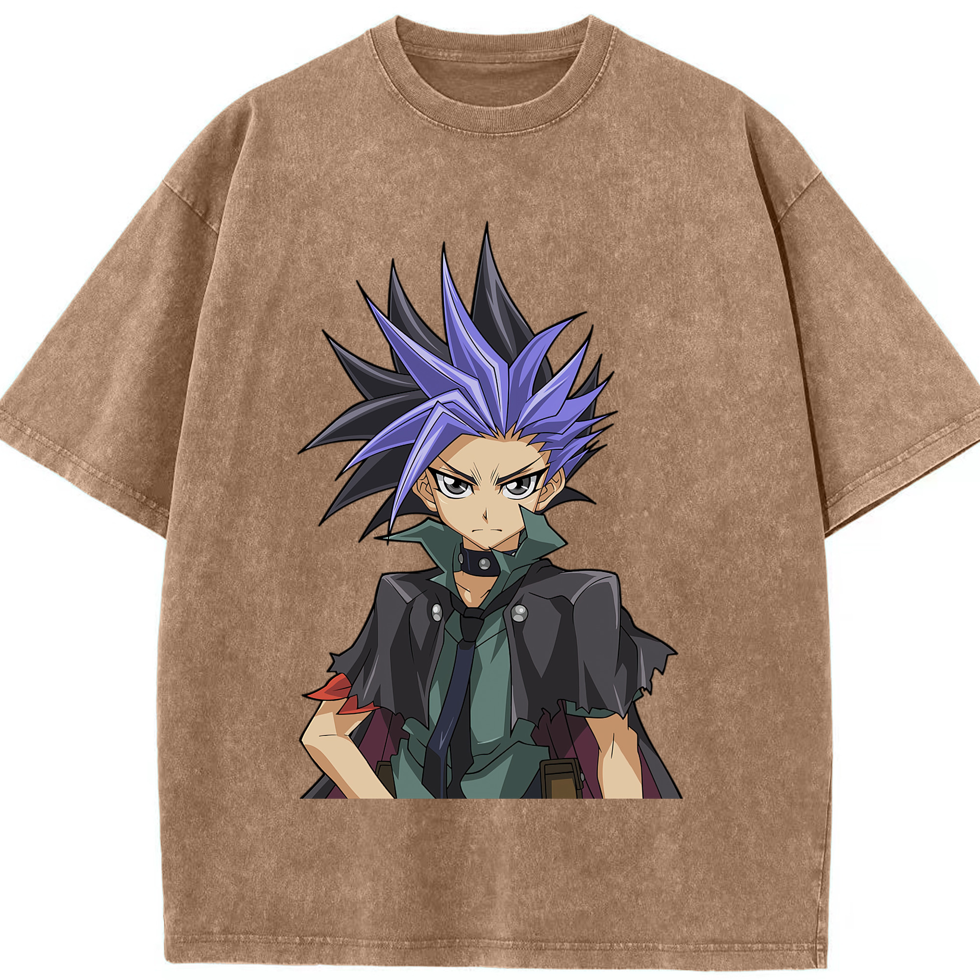 （画像用） 遊☆戯☆王 Yu-Gi-Oh! 綿100% ヴィンテージ風 半袖Tシャツ（フロントプリント）