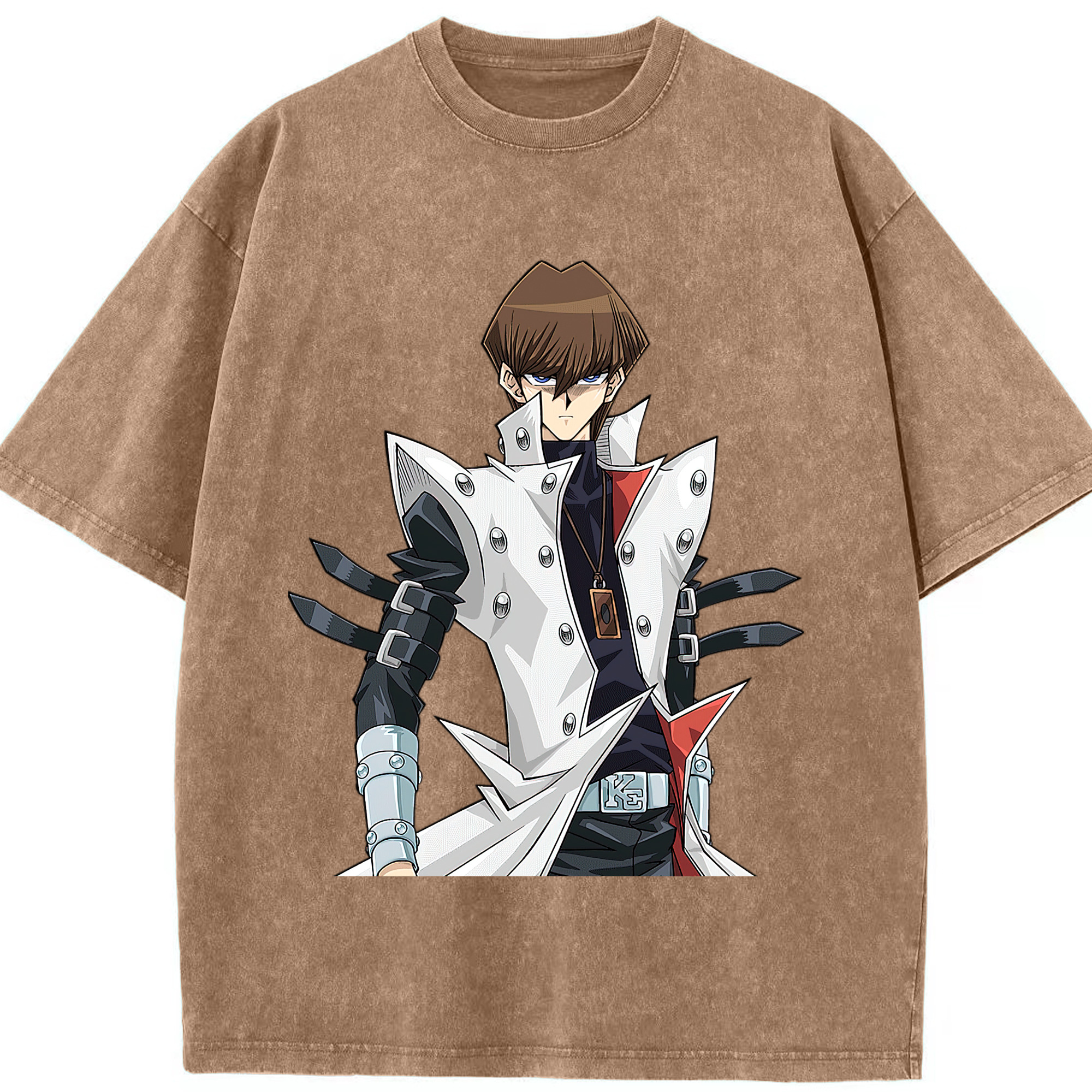 （画像用） 遊☆戯☆王 Yu-Gi-Oh! 綿100% ヴィンテージ風 半袖Tシャツ（フロントプリント）