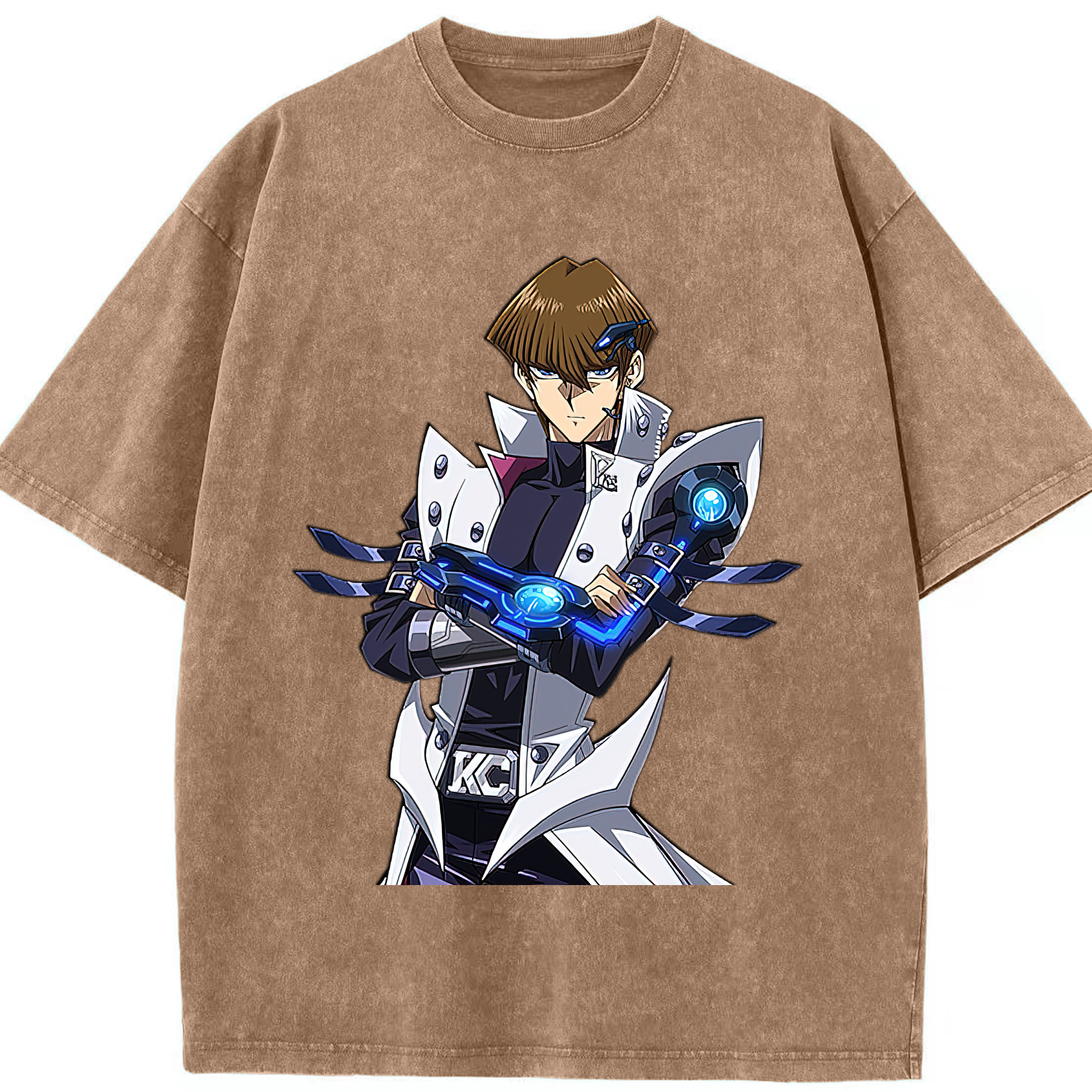 （画像用） 遊☆戯☆王 Yu-Gi-Oh! 綿100% ヴィンテージ風 半袖Tシャツ（フロントプリント）
