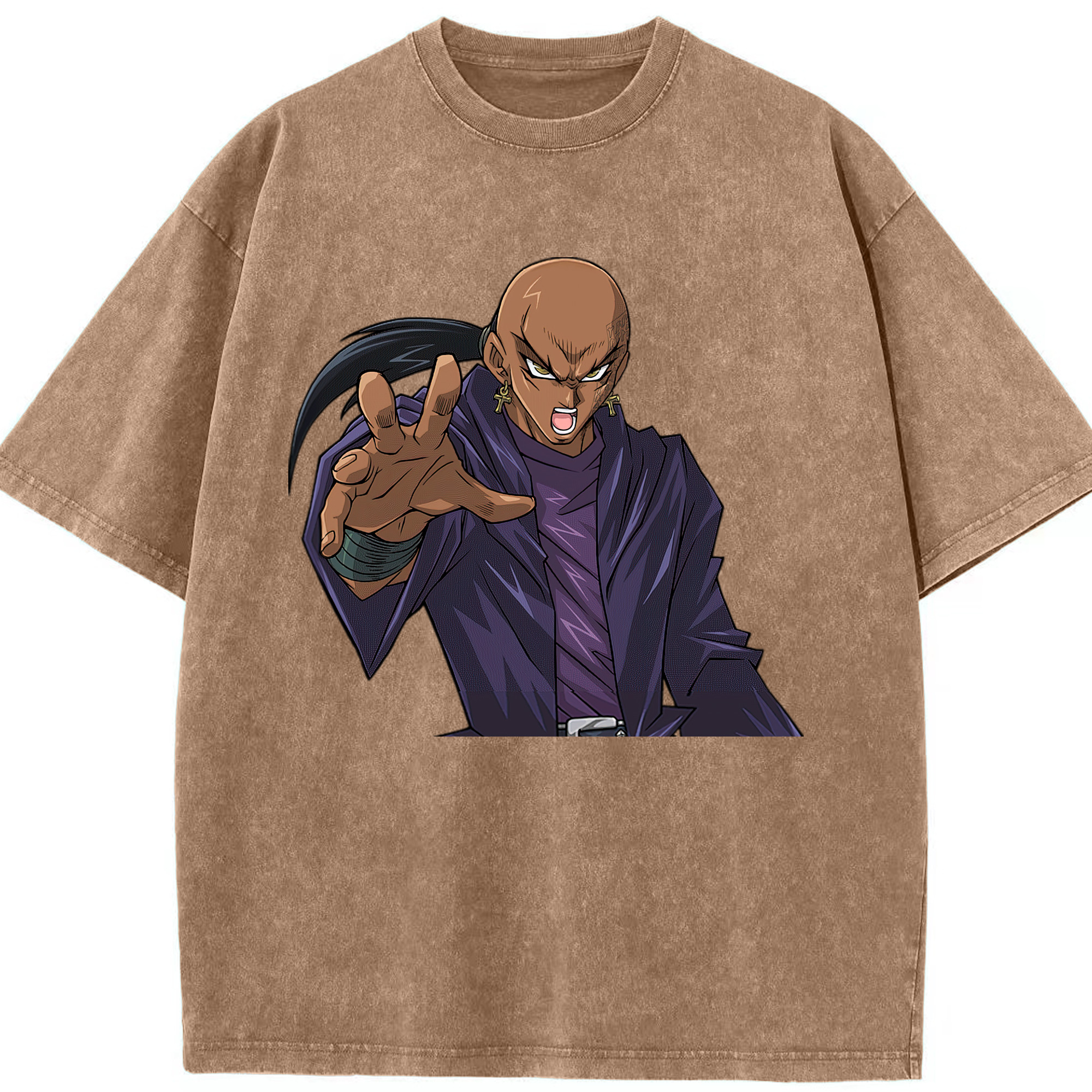 （画像用） 遊☆戯☆王 Yu-Gi-Oh! 綿100% ヴィンテージ風 半袖Tシャツ（フロントプリント）