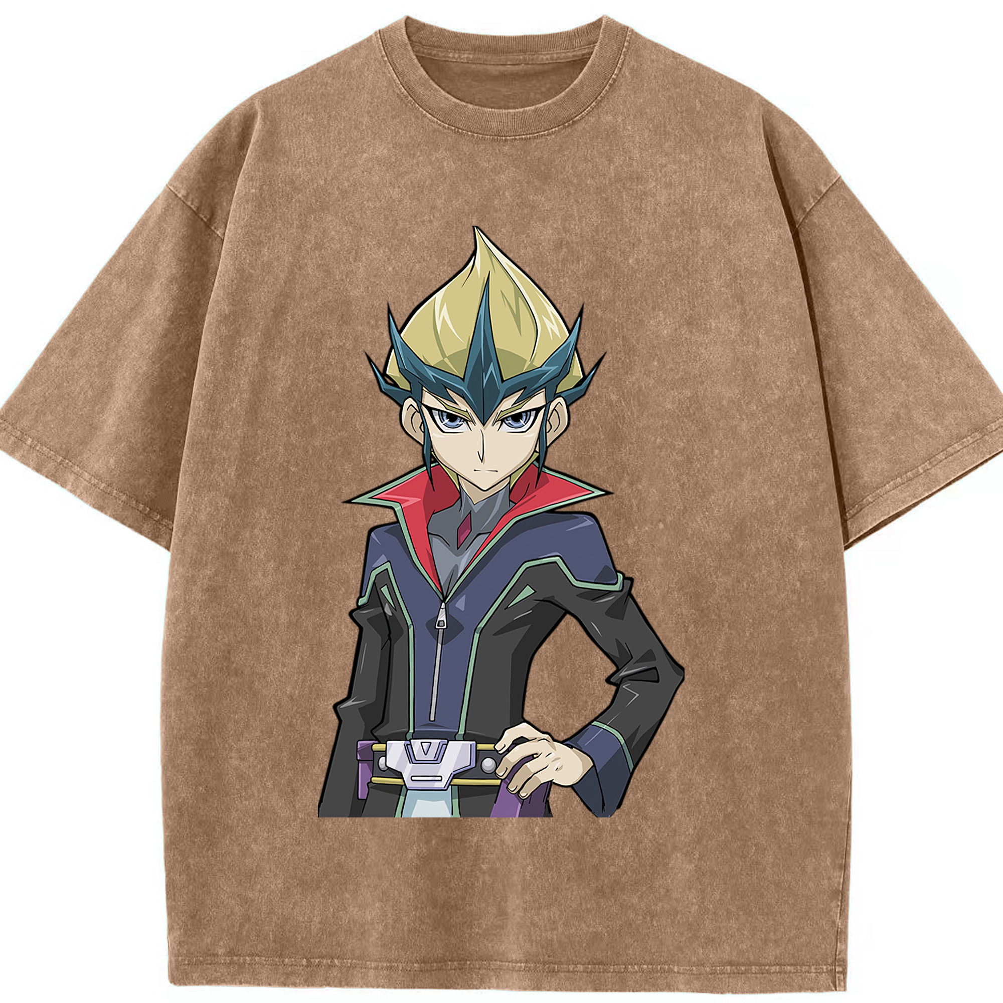 （画像用） 遊☆戯☆王 Yu-Gi-Oh! 綿100% ヴィンテージ風 半袖Tシャツ（フロントプリント）