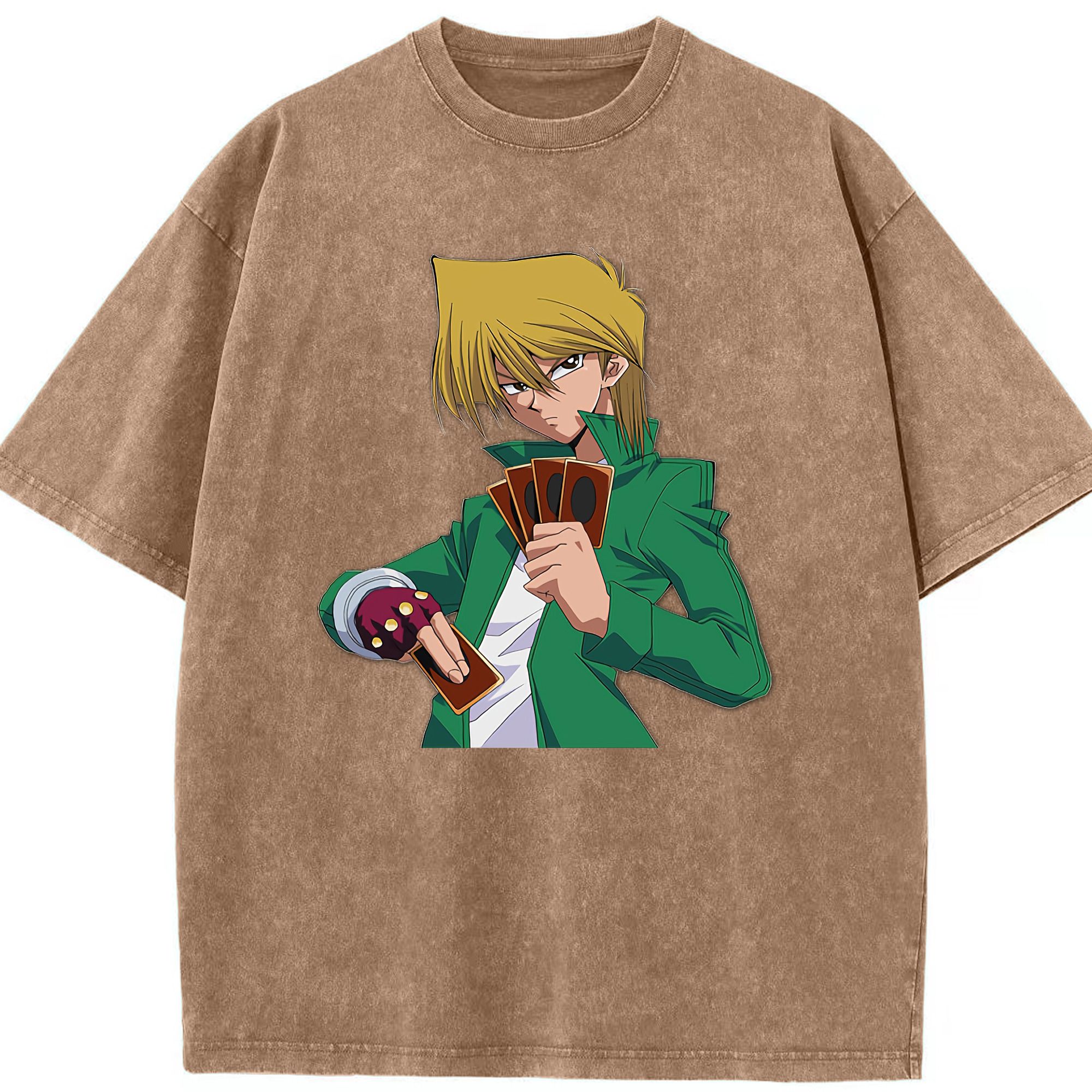 （画像用） 遊☆戯☆王 Yu-Gi-Oh! 綿100% ヴィンテージ風 半袖Tシャツ（フロントプリント）