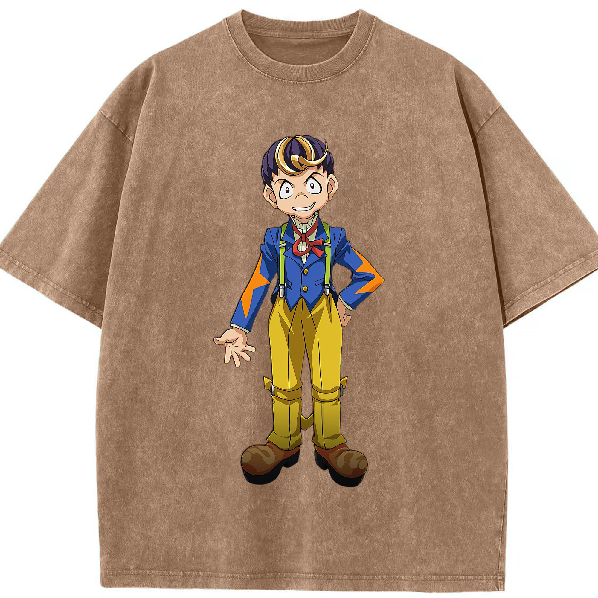 （画像用） 遊☆戯☆王 Yu-Gi-Oh! 綿100% ヴィンテージ風 半袖Tシャツ（フロントプリント）