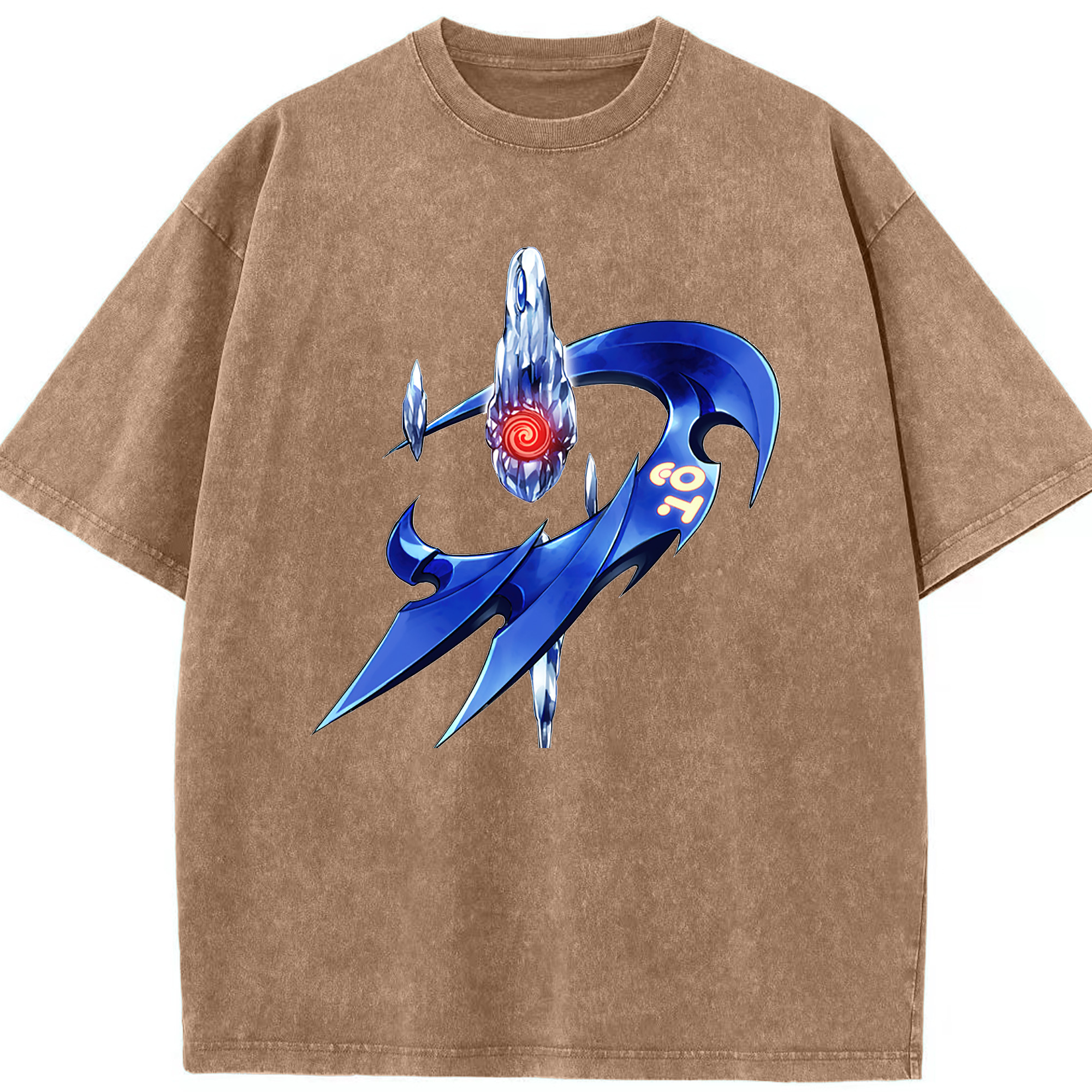 （画像用） 遊☆戯☆王 Yu-Gi-Oh! 綿100% ヴィンテージ風 半袖Tシャツ（フロントプリント）