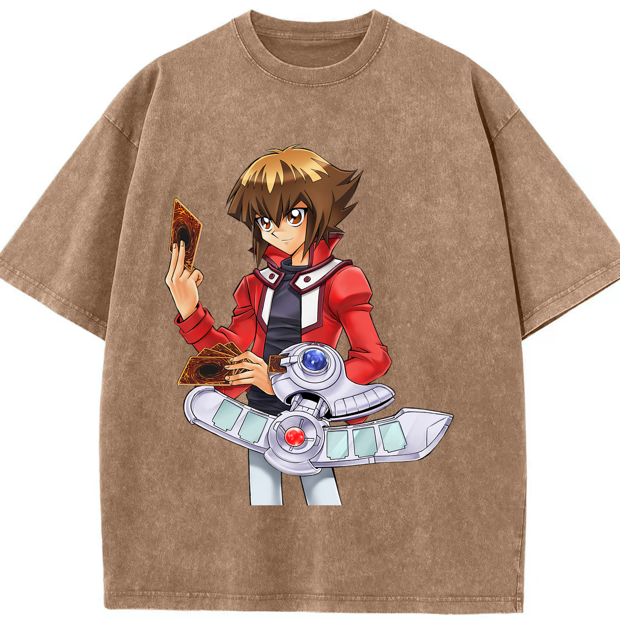 （画像用） 遊☆戯☆王 Yu-Gi-Oh! 綿100% ヴィンテージ風 半袖Tシャツ（フロントプリント）