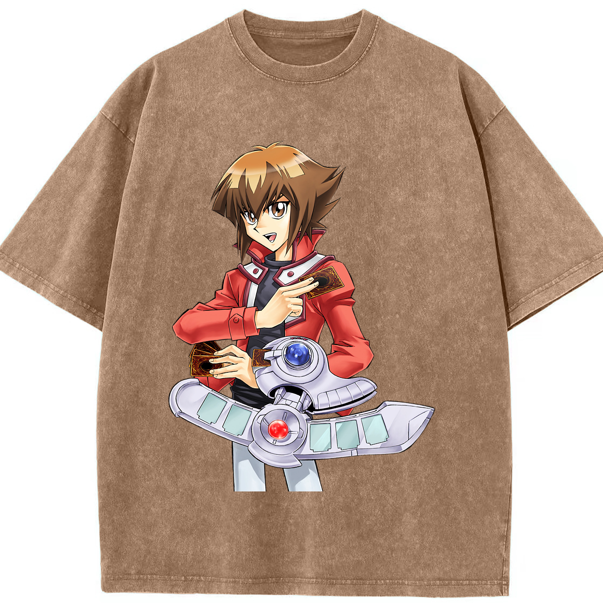 （画像用） 遊☆戯☆王 Yu-Gi-Oh! 綿100% ヴィンテージ風 半袖Tシャツ（フロントプリント）