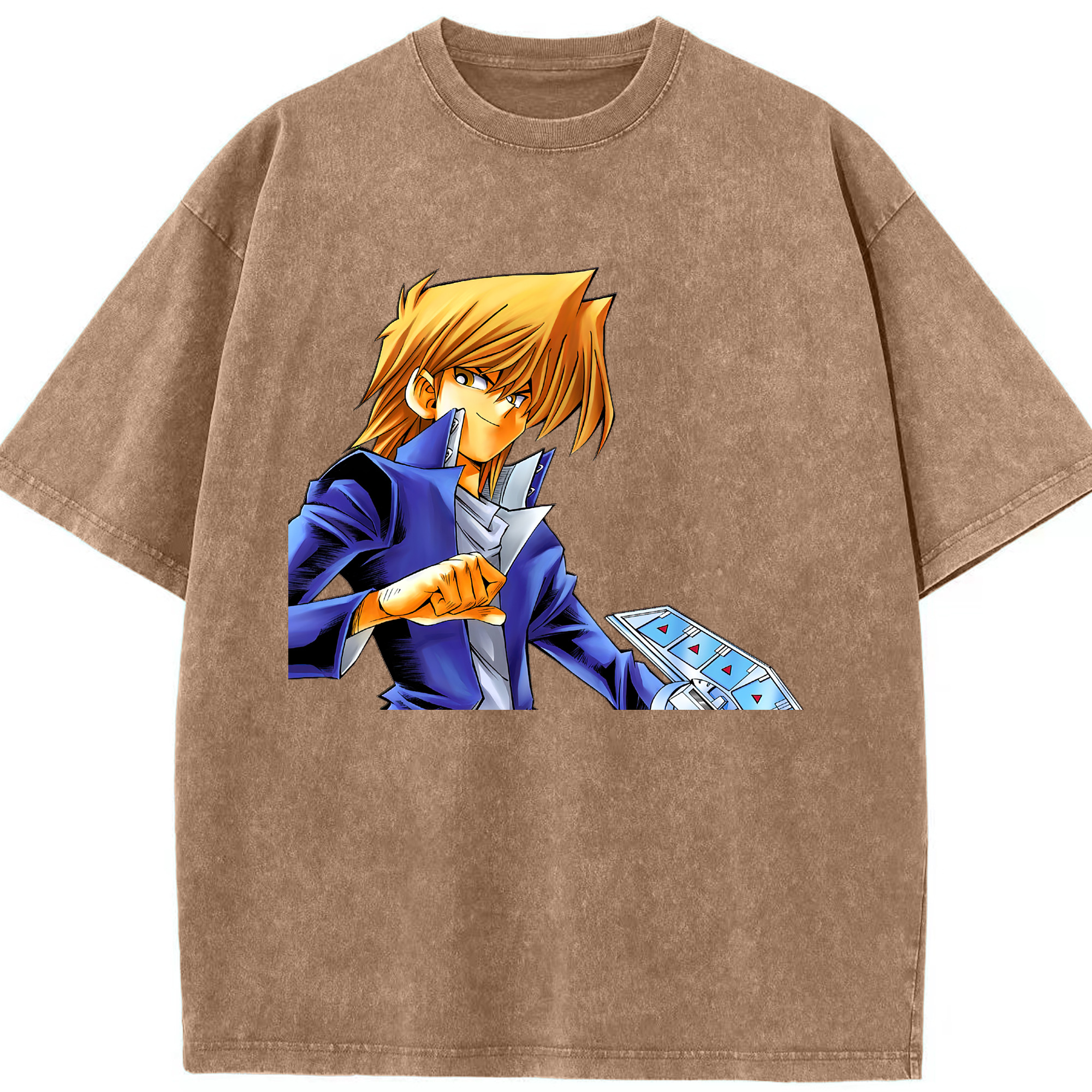 （画像用） 遊☆戯☆王 Yu-Gi-Oh! 綿100% ヴィンテージ風 半袖Tシャツ（フロントプリント）