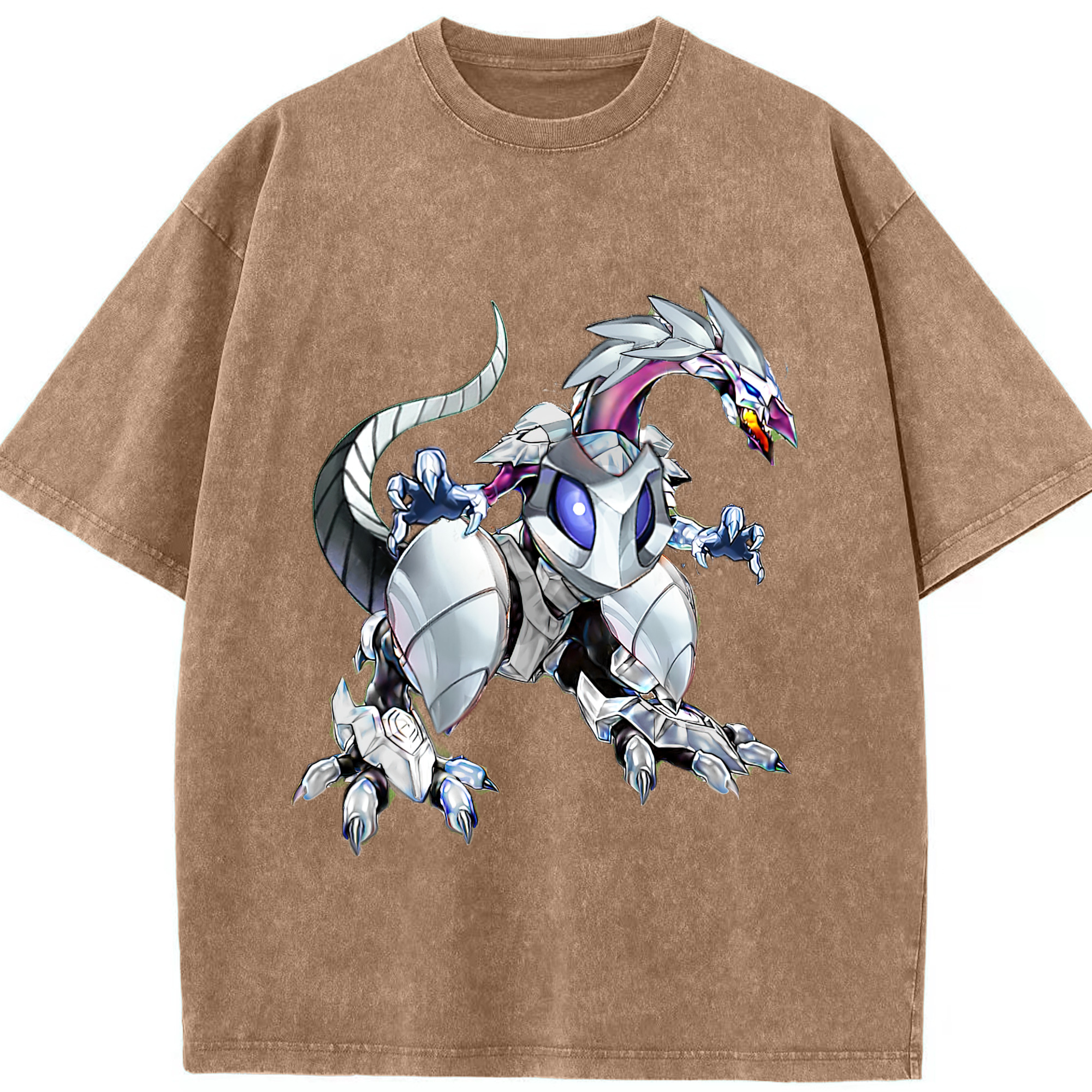 （画像用） 遊☆戯☆王 Yu-Gi-Oh! 綿100% ヴィンテージ風 半袖Tシャツ（フロントプリント）