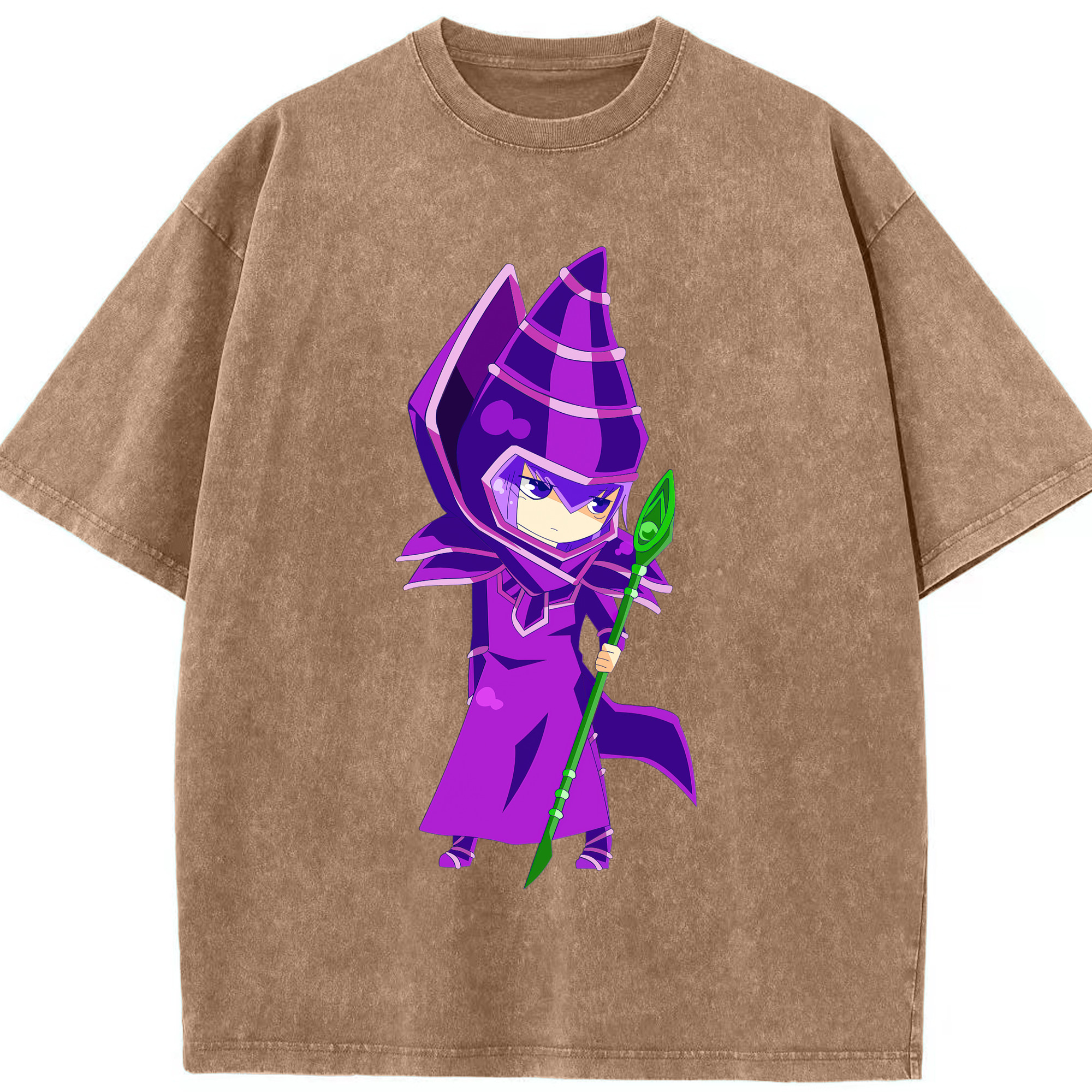 （画像用） 遊☆戯☆王 Yu-Gi-Oh! 綿100% ヴィンテージ風 半袖Tシャツ（フロントプリント）