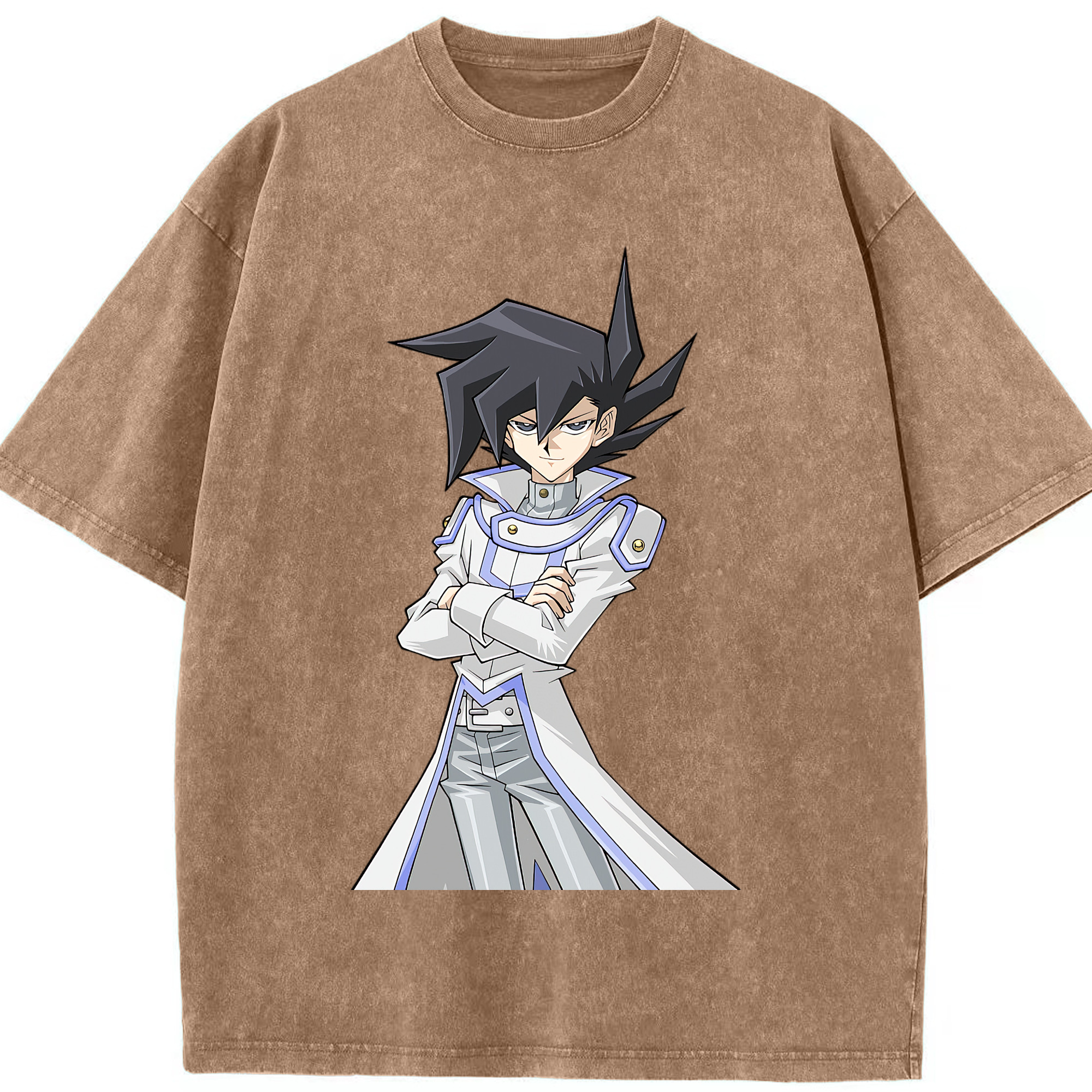 （画像用） 遊☆戯☆王 Yu-Gi-Oh! 綿100% ヴィンテージ風 半袖Tシャツ（フロントプリント）