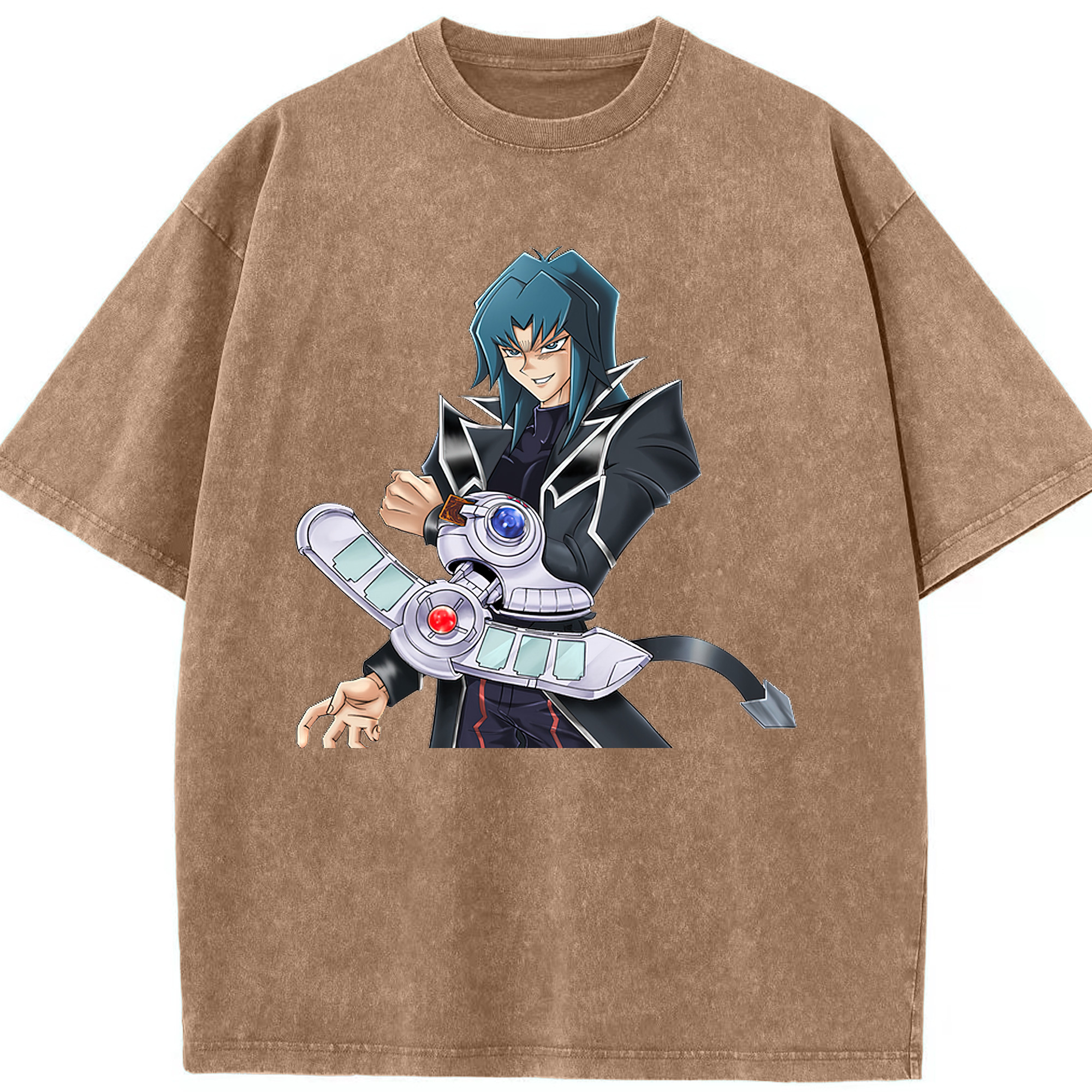 （画像用） 遊☆戯☆王 Yu-Gi-Oh! 綿100% ヴィンテージ風 半袖Tシャツ（フロントプリント）