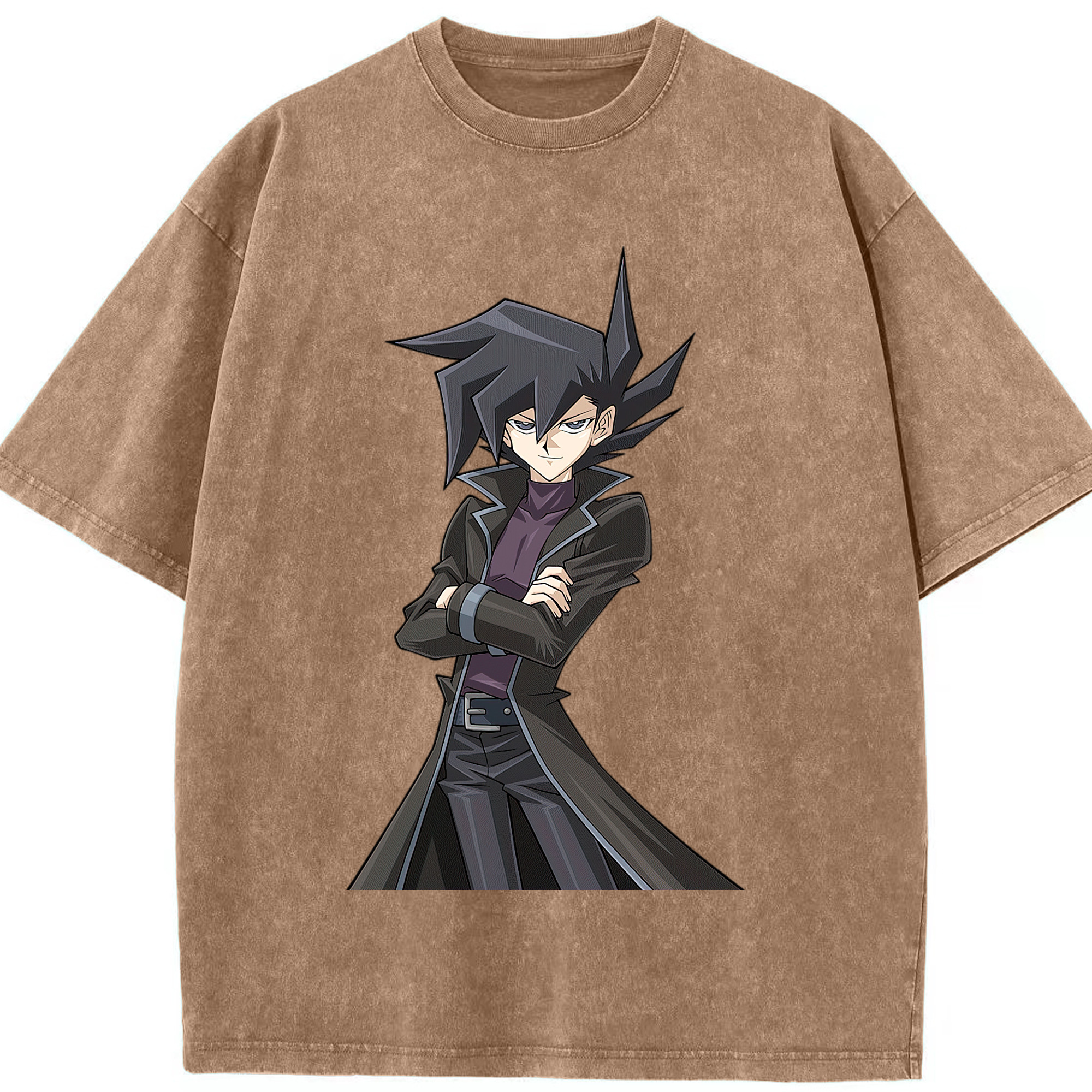 （画像用） 遊☆戯☆王 Yu-Gi-Oh! 綿100% ヴィンテージ風 半袖Tシャツ（フロントプリント）