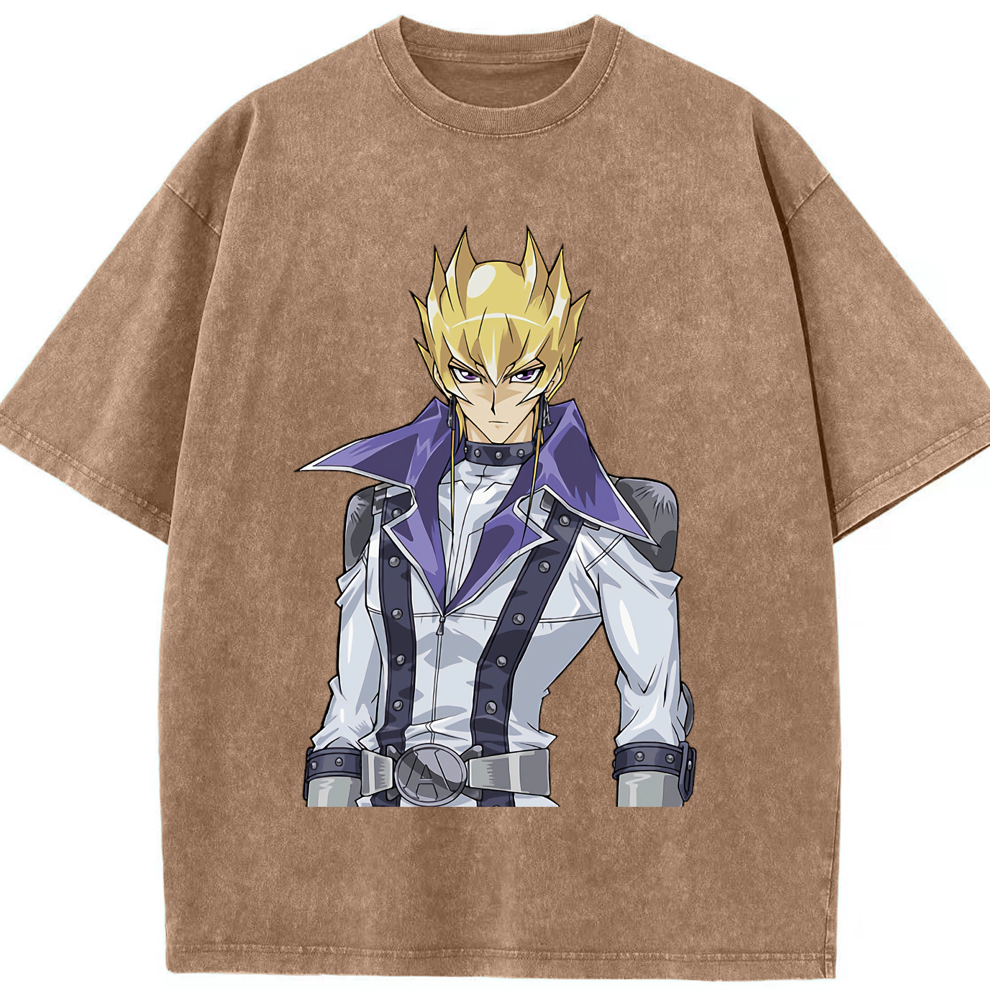 （画像用） 遊☆戯☆王 Yu-Gi-Oh! 綿100% ヴィンテージ風 半袖Tシャツ（フロントプリント）