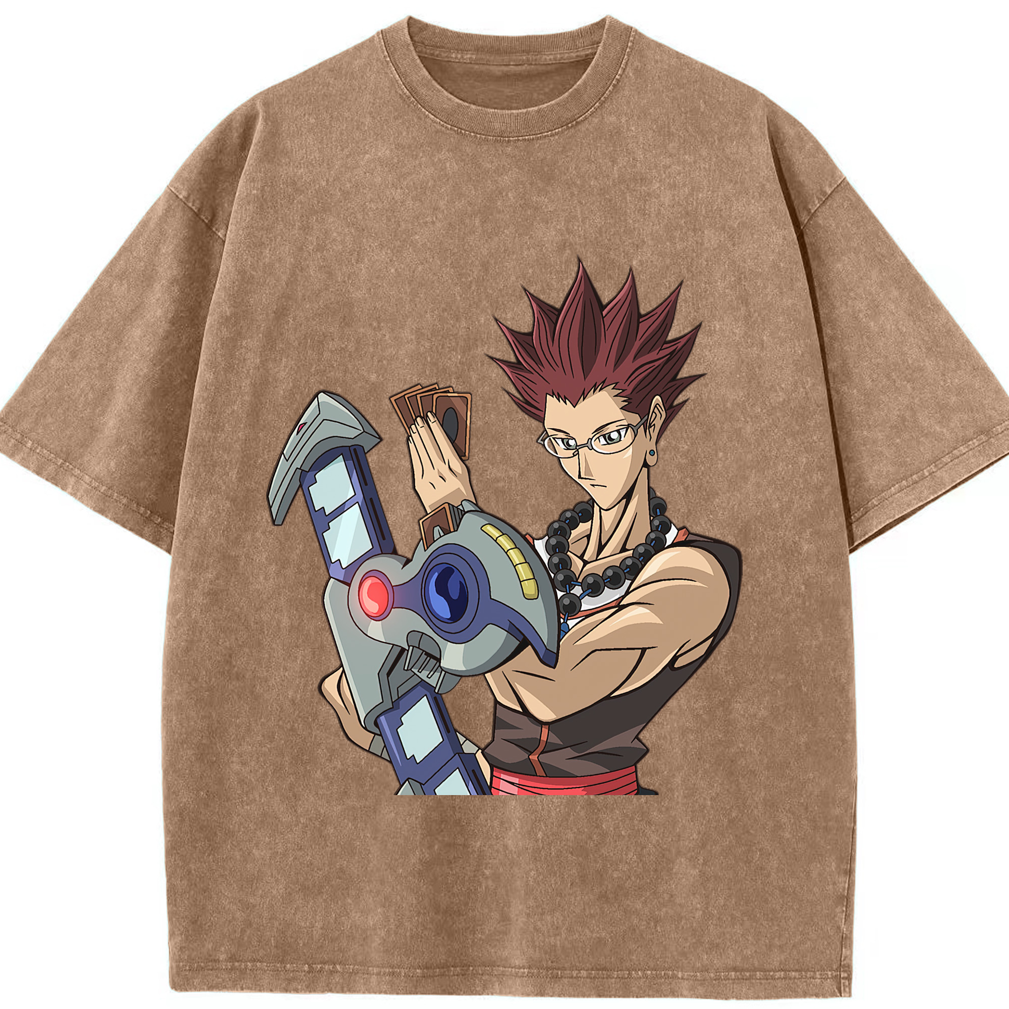 （画像用） 遊☆戯☆王 Yu-Gi-Oh! 綿100% ヴィンテージ風 半袖Tシャツ（フロントプリント）