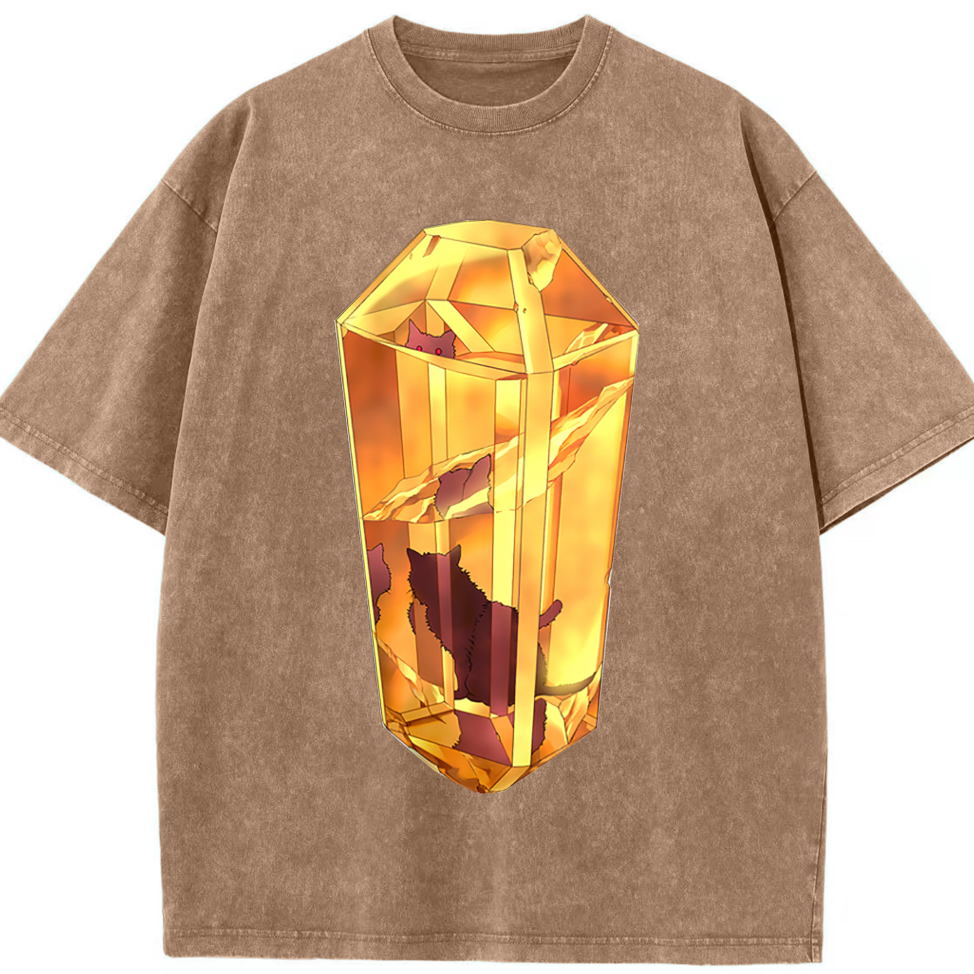 （画像用） 遊☆戯☆王 Yu-Gi-Oh! 綿100% ヴィンテージ風 半袖Tシャツ（フロントプリント）