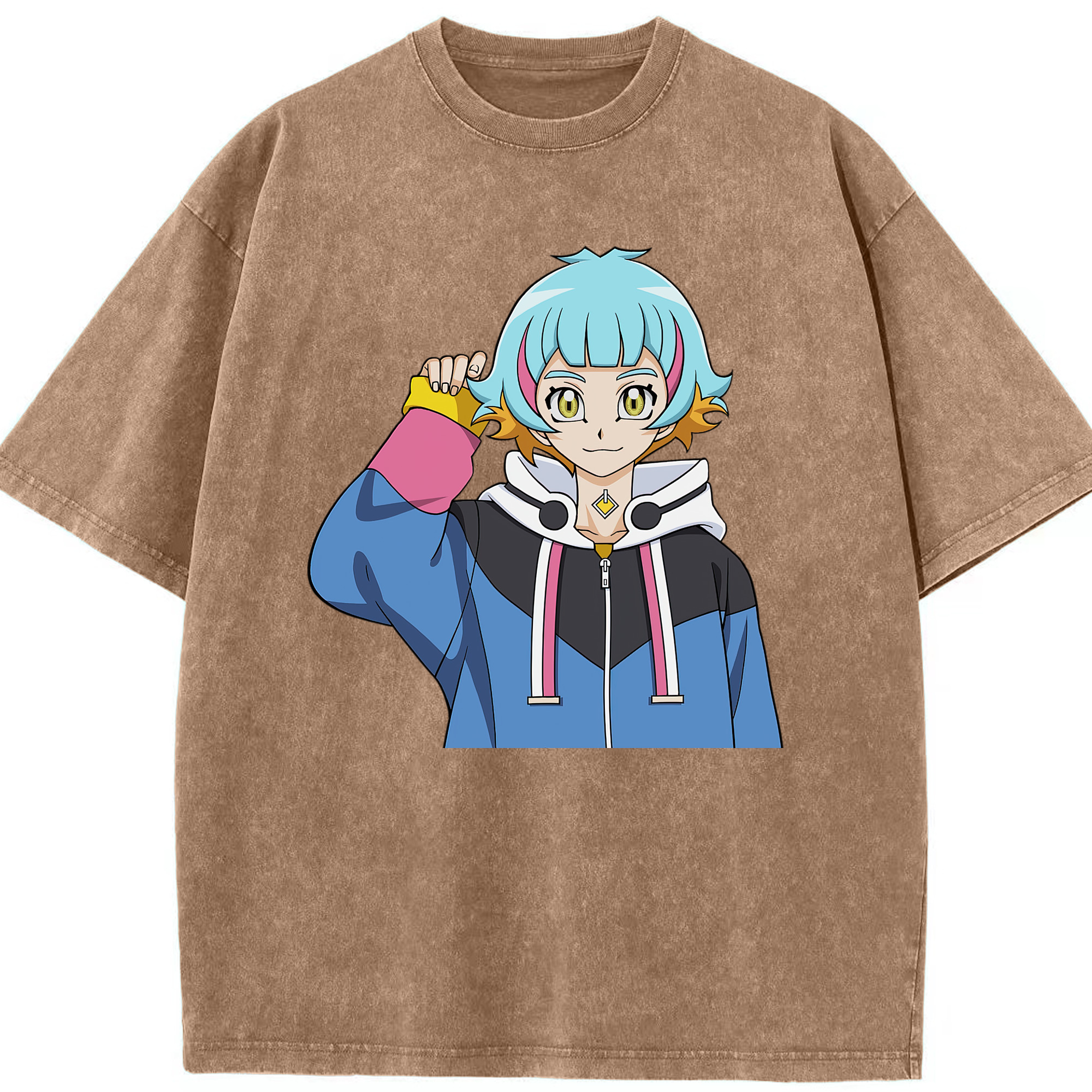 （画像用） 遊☆戯☆王 Yu-Gi-Oh! 綿100% ヴィンテージ風 半袖Tシャツ（フロントプリント）