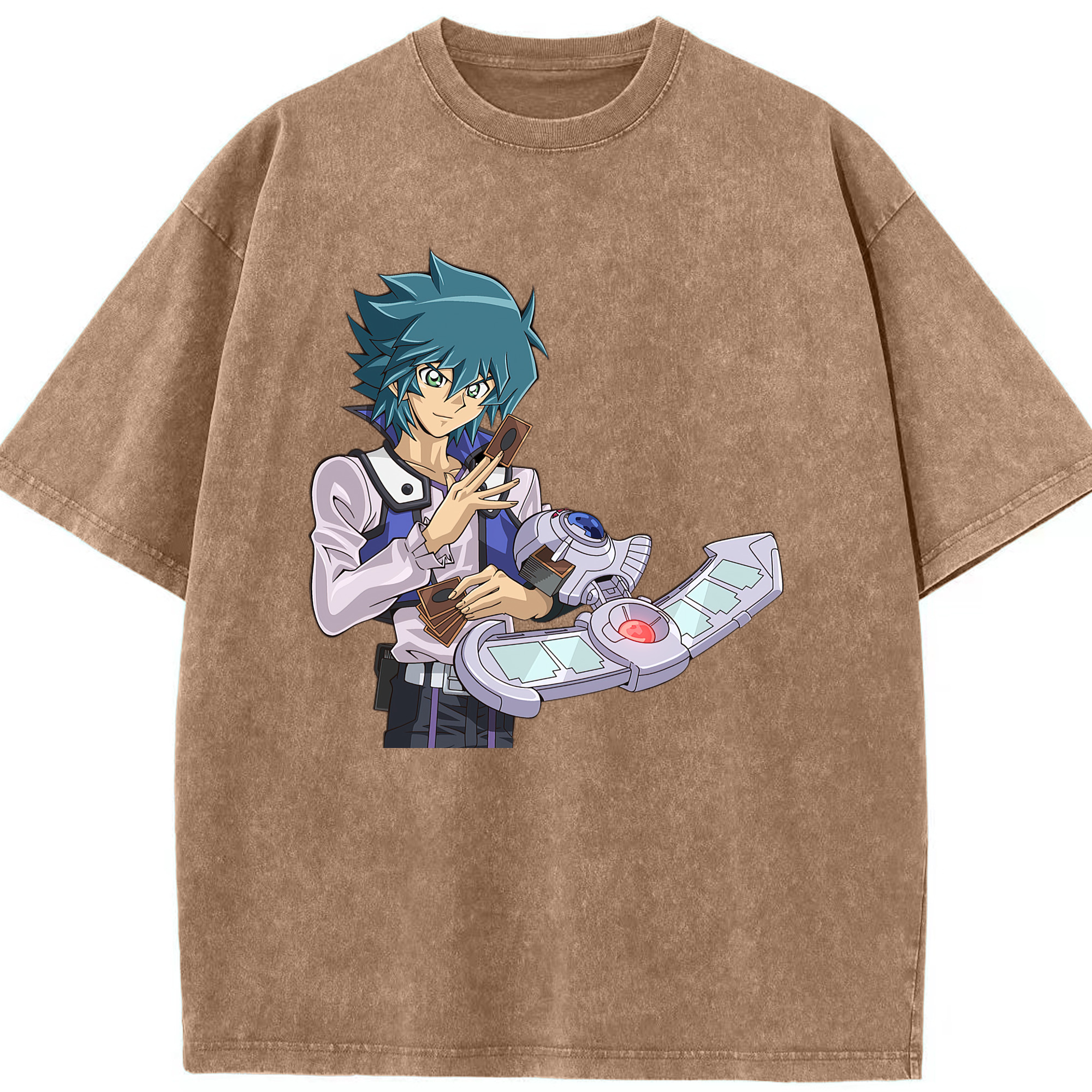 （画像用） 遊☆戯☆王 Yu-Gi-Oh! 綿100% ヴィンテージ風 半袖Tシャツ（フロントプリント）