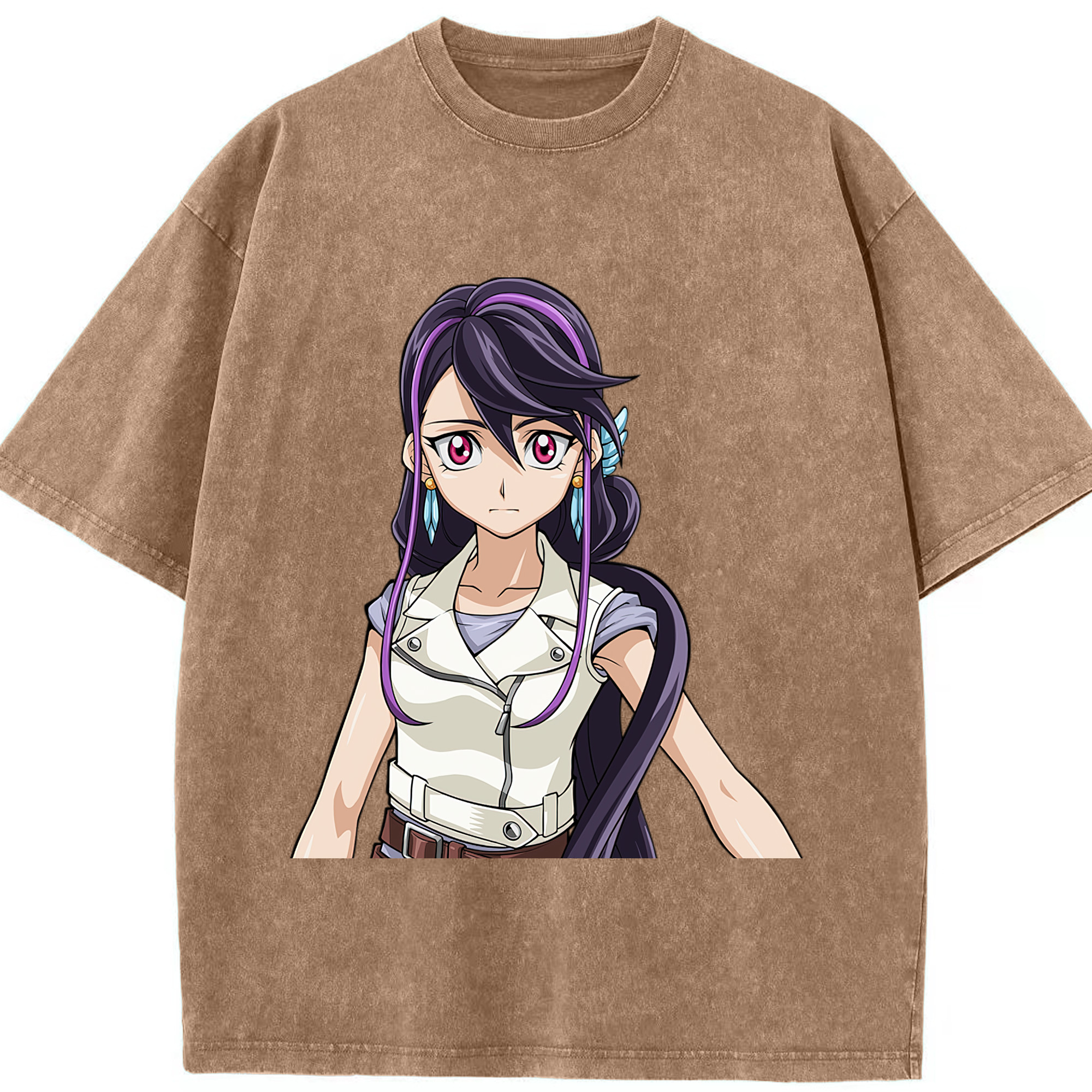 （画像用） 遊☆戯☆王 Yu-Gi-Oh! 綿100% ヴィンテージ風 半袖Tシャツ（フロントプリント）