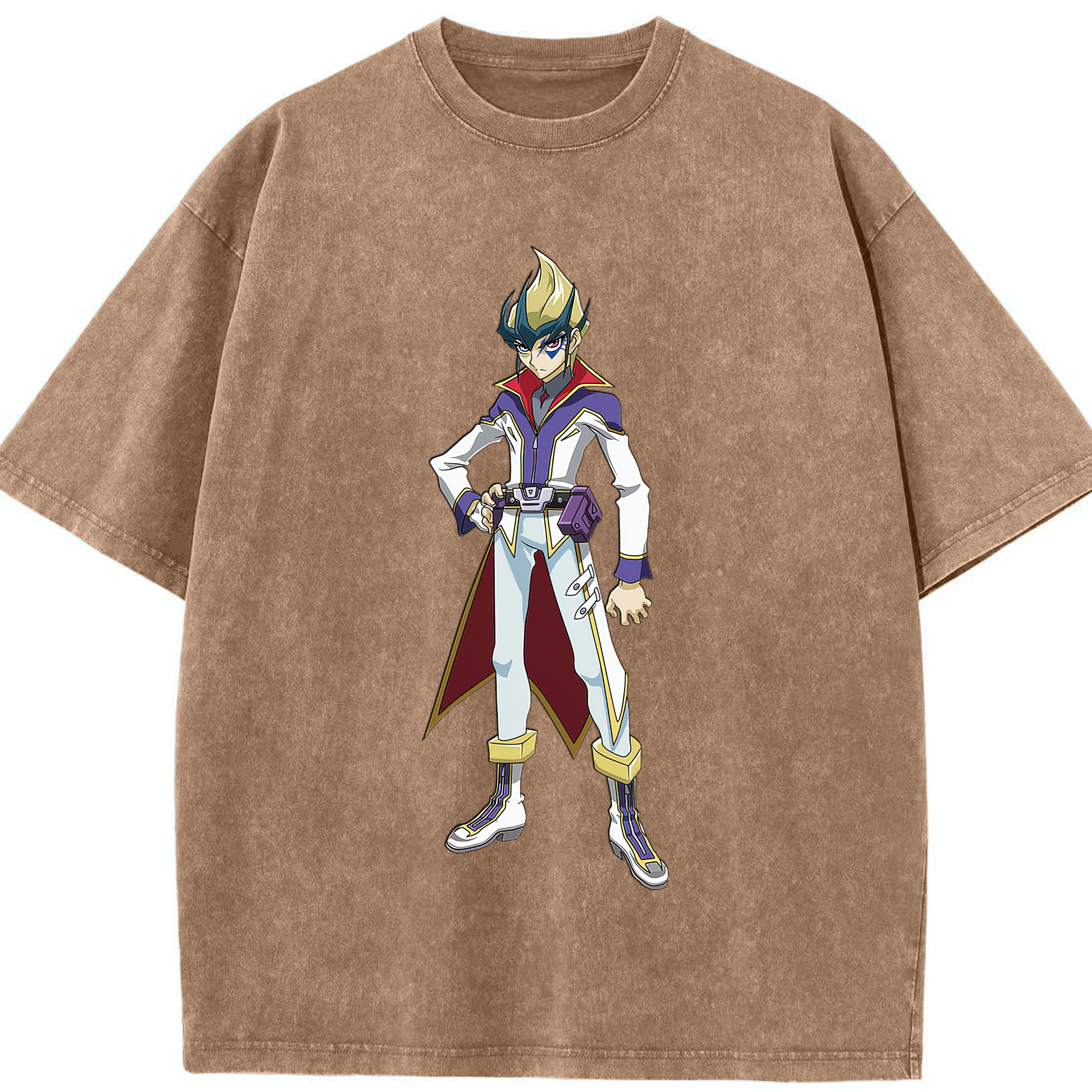 （画像用） 遊☆戯☆王 Yu-Gi-Oh! 綿100% ヴィンテージ風 半袖Tシャツ（フロントプリント）