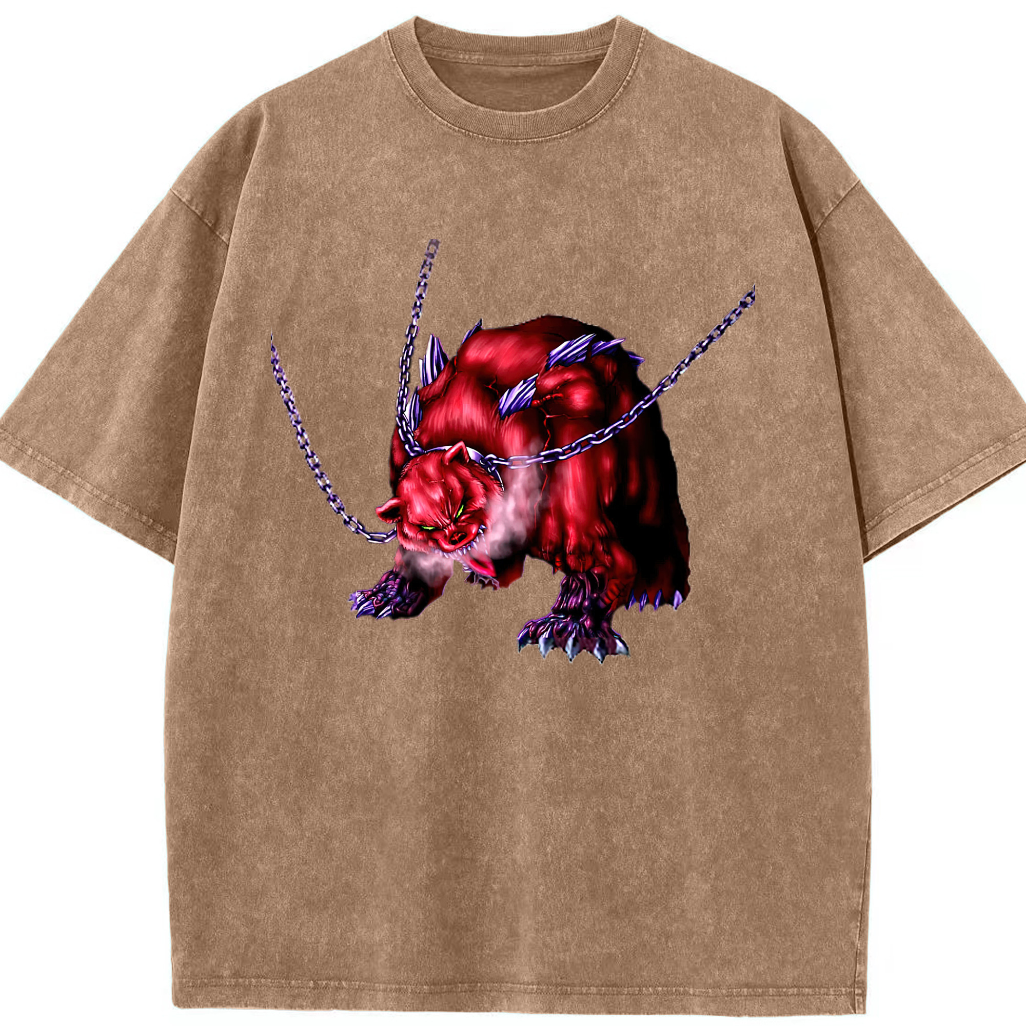 （画像用） 遊☆戯☆王 Yu-Gi-Oh! 綿100% ヴィンテージ風 半袖Tシャツ（フロントプリント）