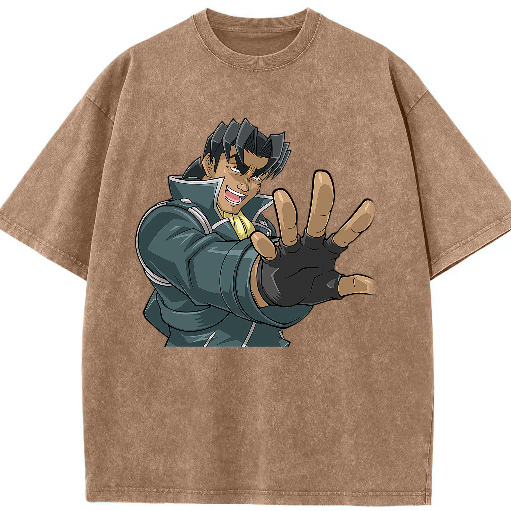 （画像用） 遊☆戯☆王 Yu-Gi-Oh! 綿100% ヴィンテージ風 半袖Tシャツ（フロントプリント）