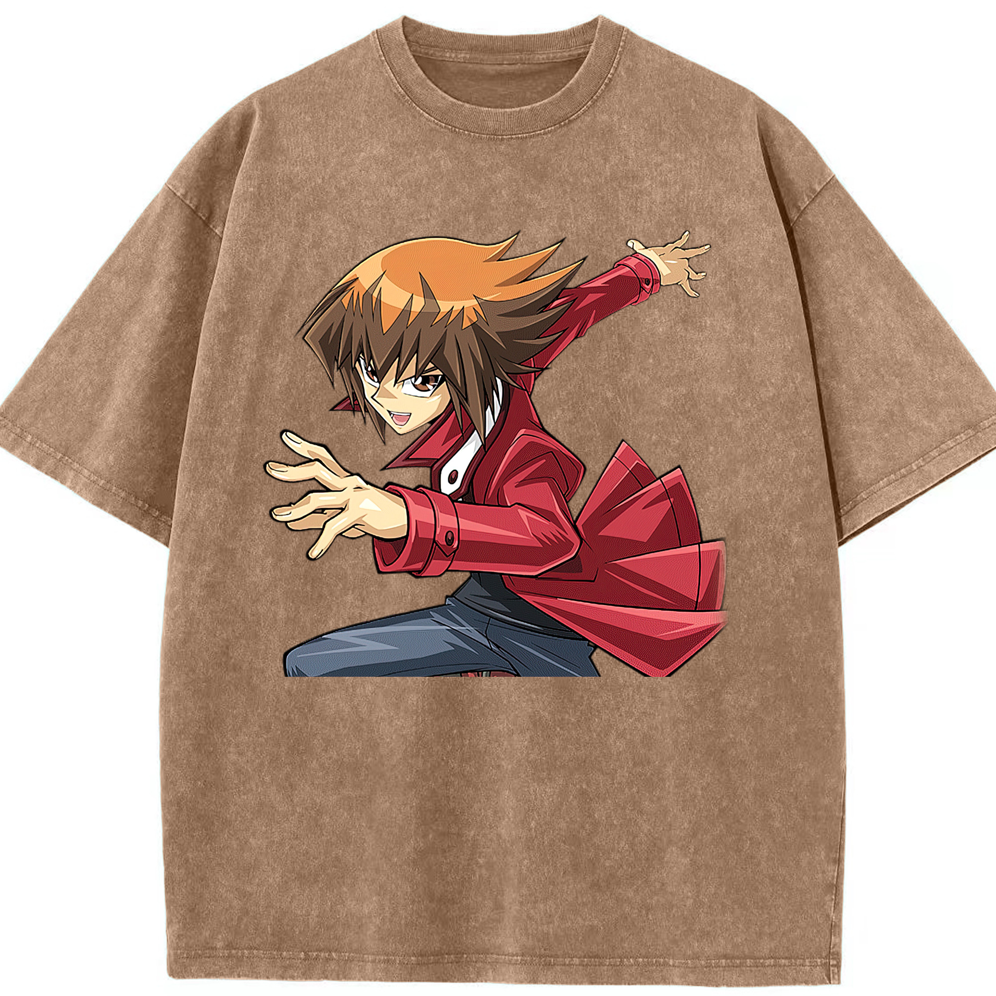 （画像用） 遊☆戯☆王 Yu-Gi-Oh! 綿100% ヴィンテージ風 半袖Tシャツ（フロントプリント）
