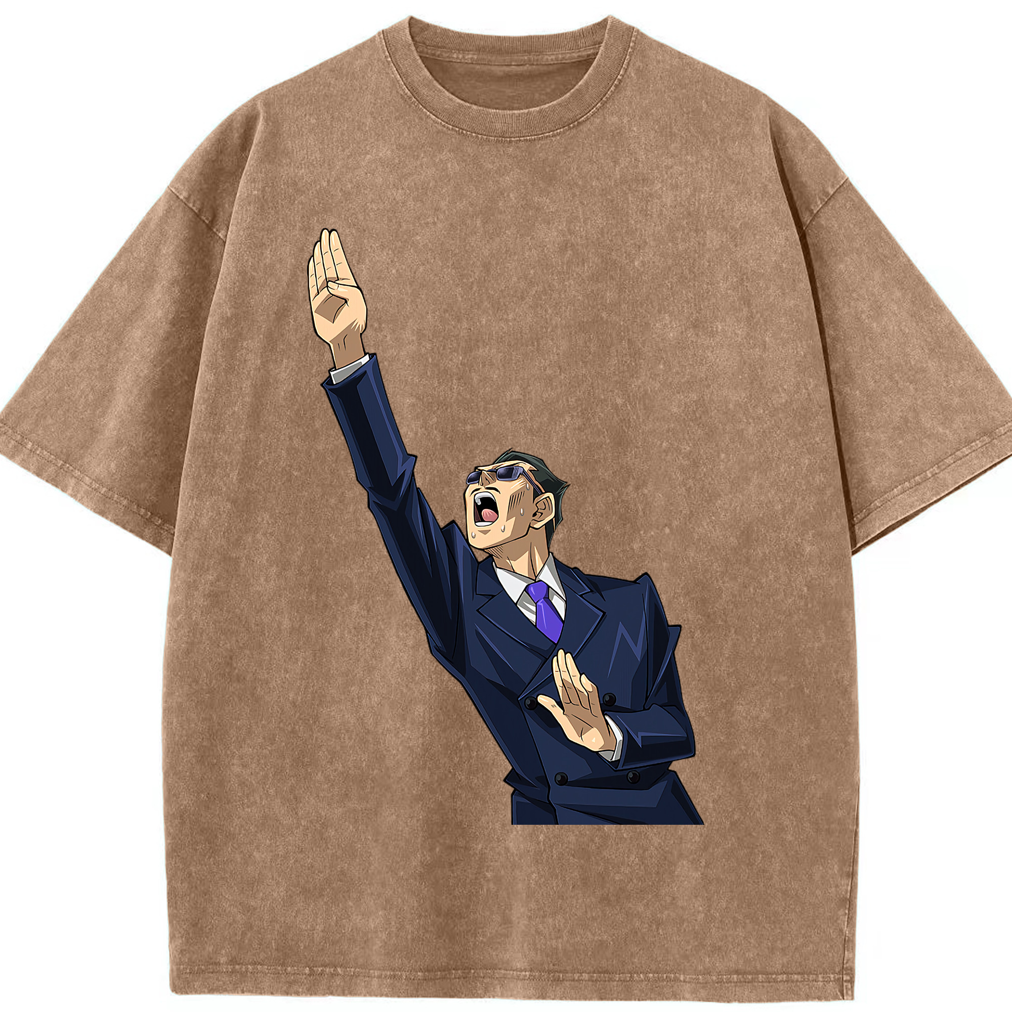（画像用） 遊☆戯☆王 Yu-Gi-Oh! 綿100% ヴィンテージ風 半袖Tシャツ（フロントプリント）