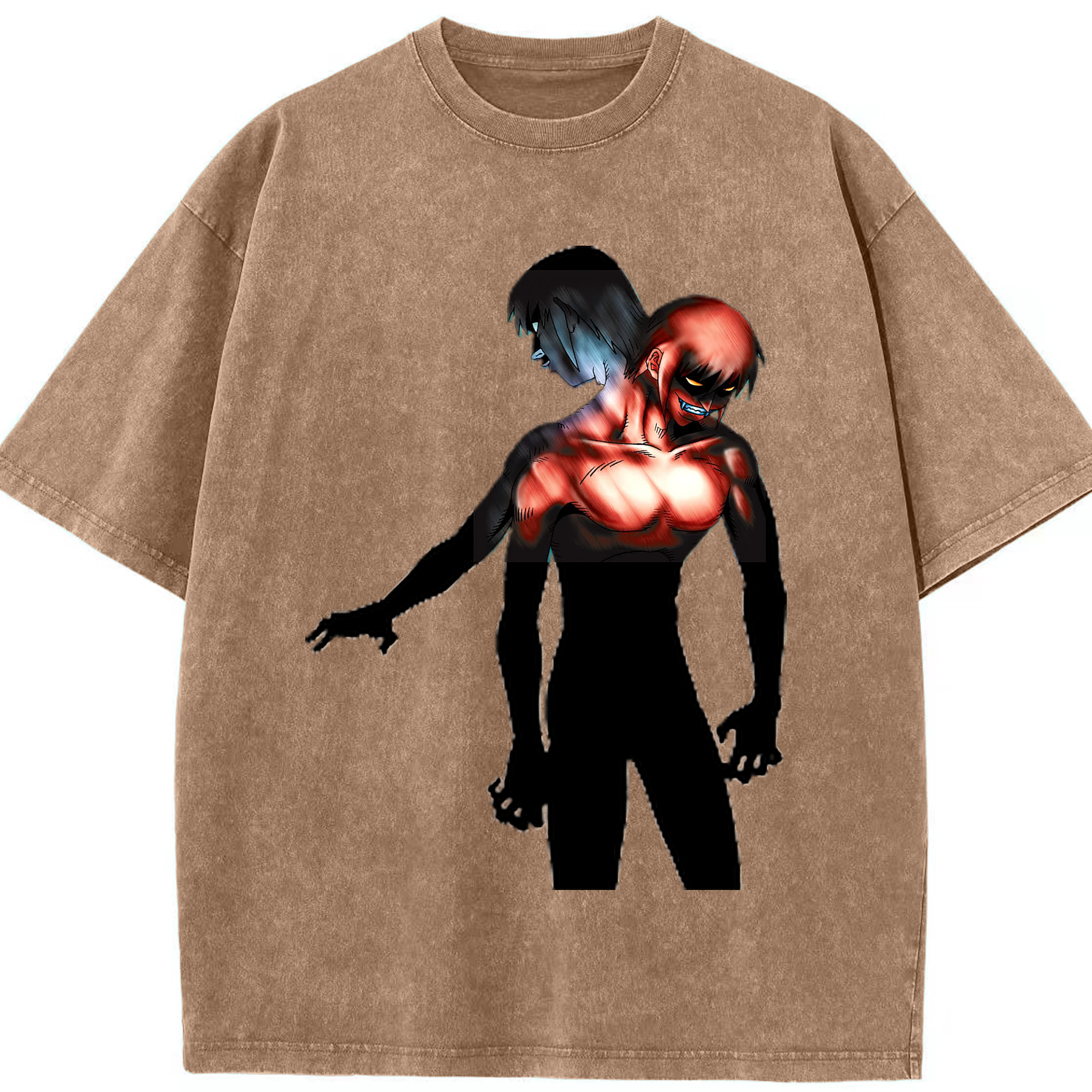 （画像用） 遊☆戯☆王 Yu-Gi-Oh! 綿100% ヴィンテージ風 半袖Tシャツ（フロントプリント）