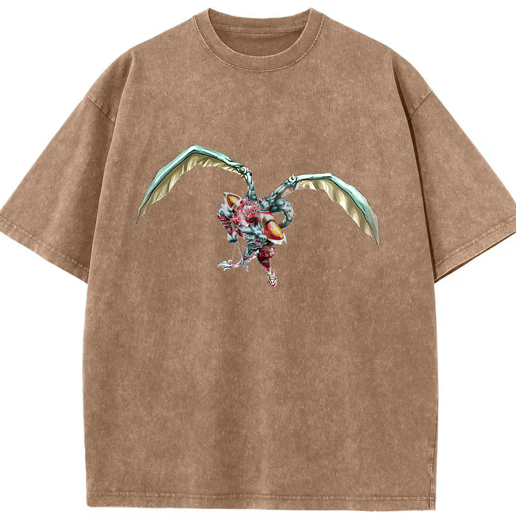 （画像用） 遊☆戯☆王 Yu-Gi-Oh! 綿100% ヴィンテージ風 半袖Tシャツ（フロントプリント）