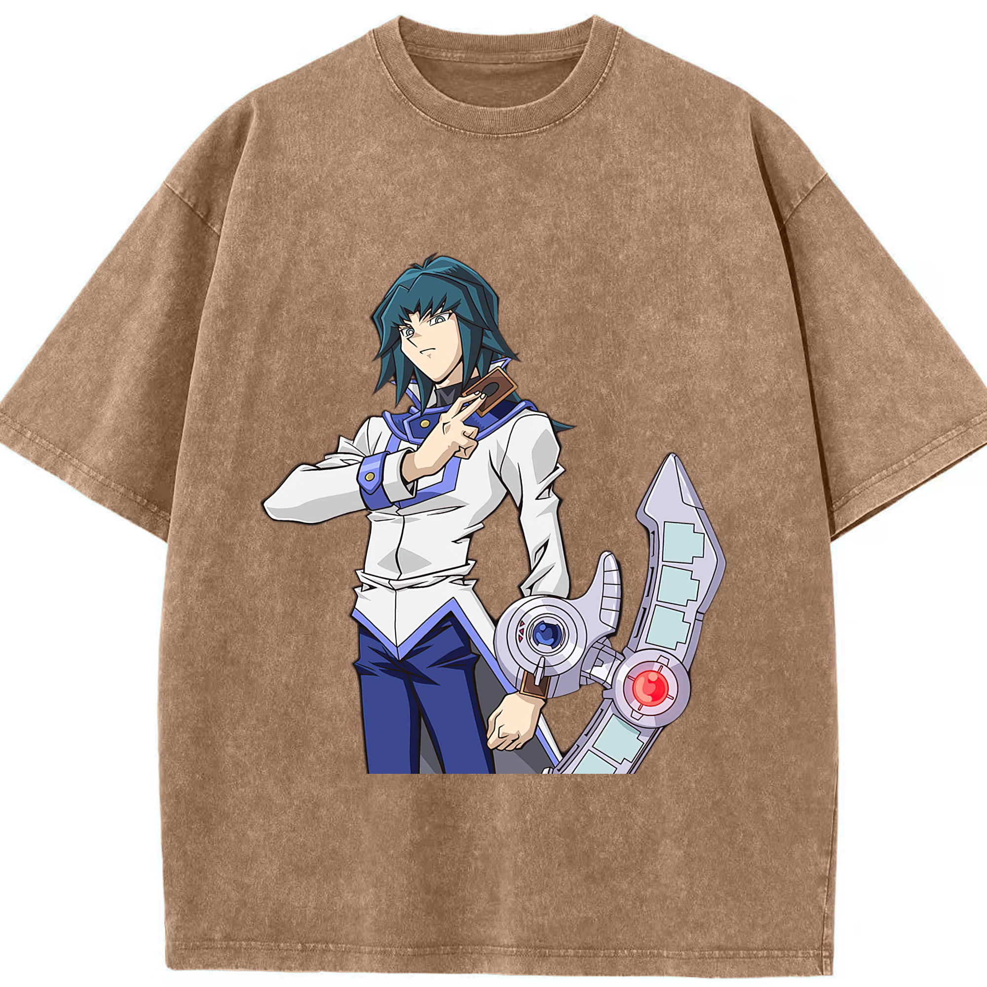 （画像用） 遊☆戯☆王 Yu-Gi-Oh! 綿100% ヴィンテージ風 半袖Tシャツ（フロントプリント）