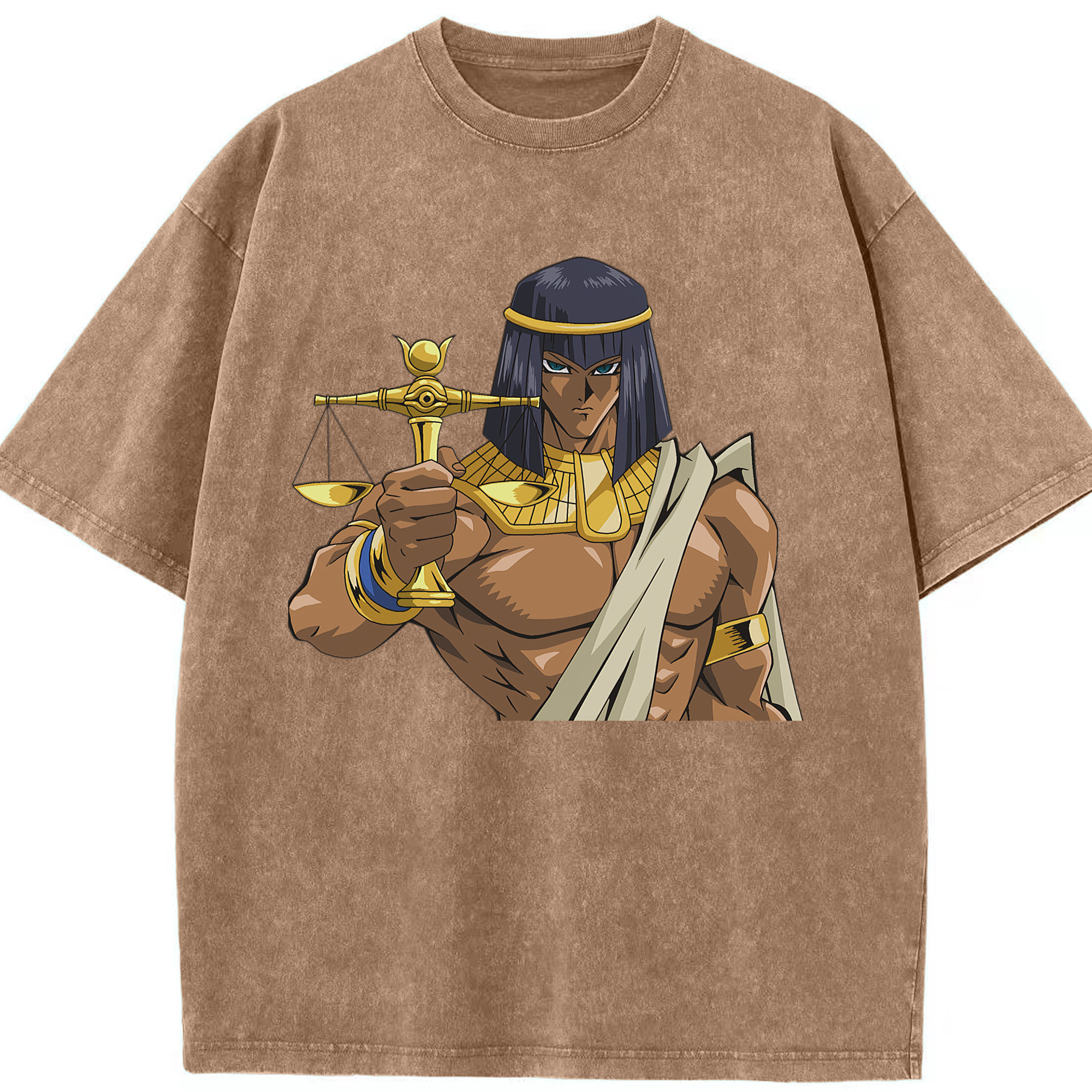 （画像用） 遊☆戯☆王 Yu-Gi-Oh! 綿100% ヴィンテージ風 半袖Tシャツ（フロントプリント）