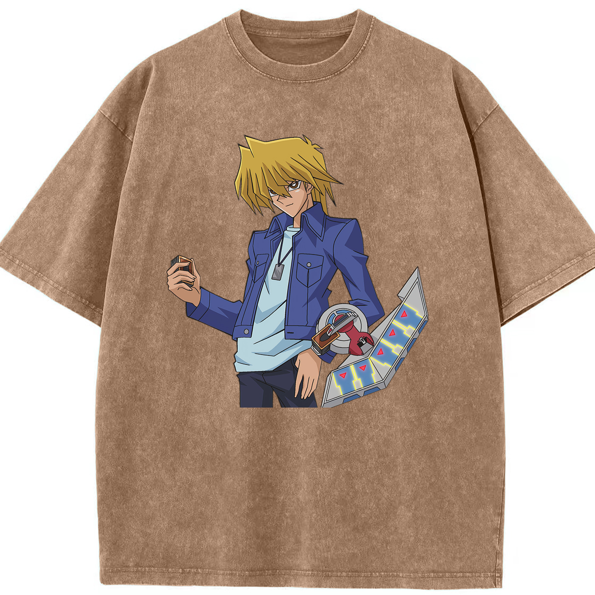 （画像用） 遊☆戯☆王 Yu-Gi-Oh! 綿100% ヴィンテージ風 半袖Tシャツ（フロントプリント）